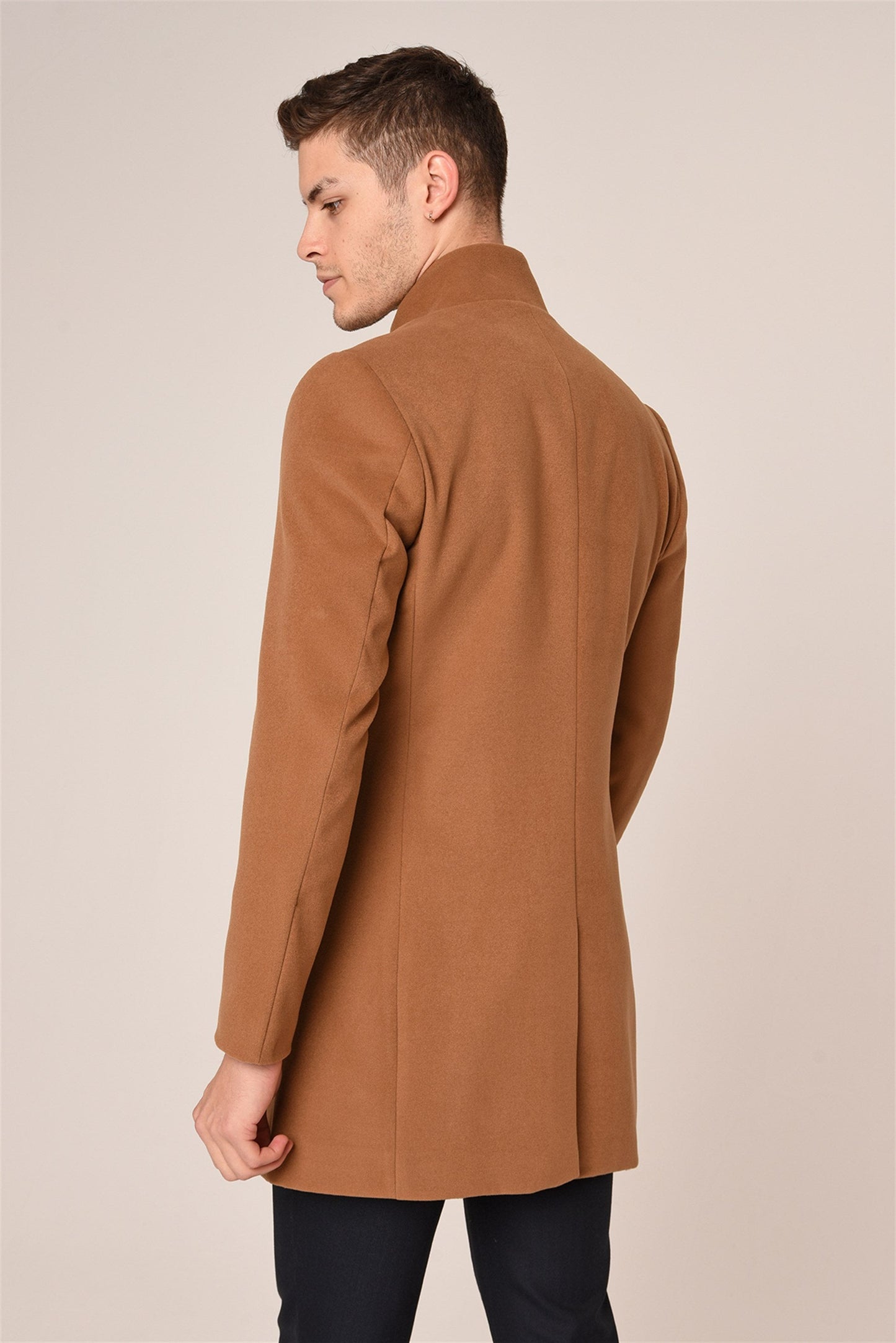 Wool-Blended Men's Cachet Coat