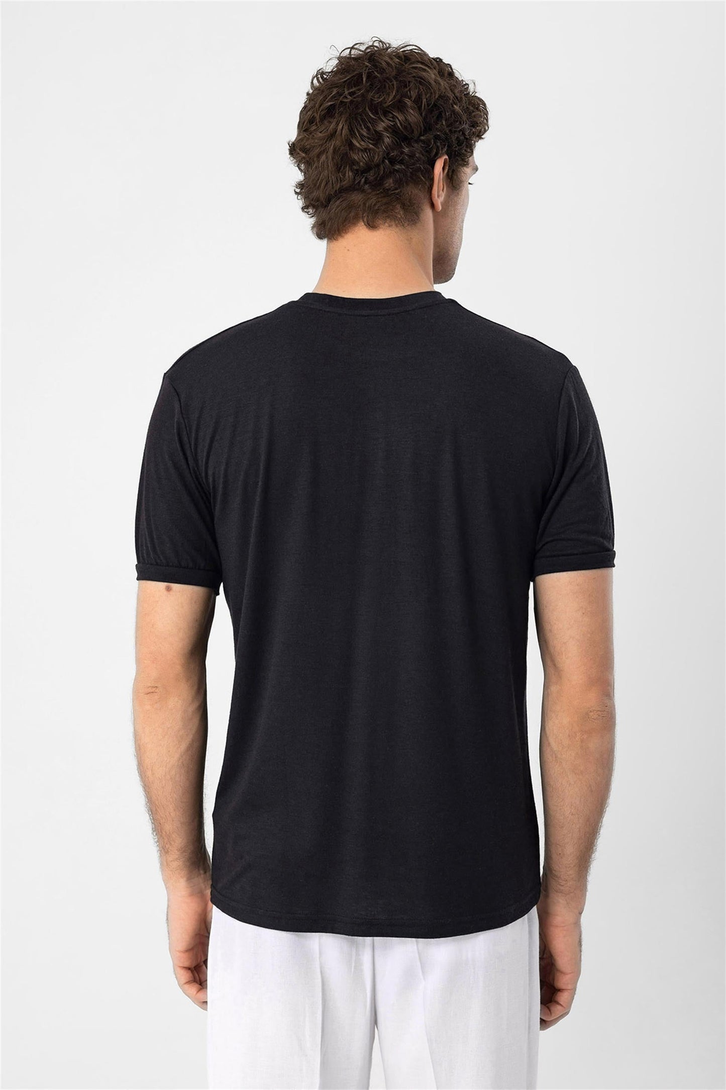 KOALA SYDNEY Men's Black Crew Neck T-Shirt
