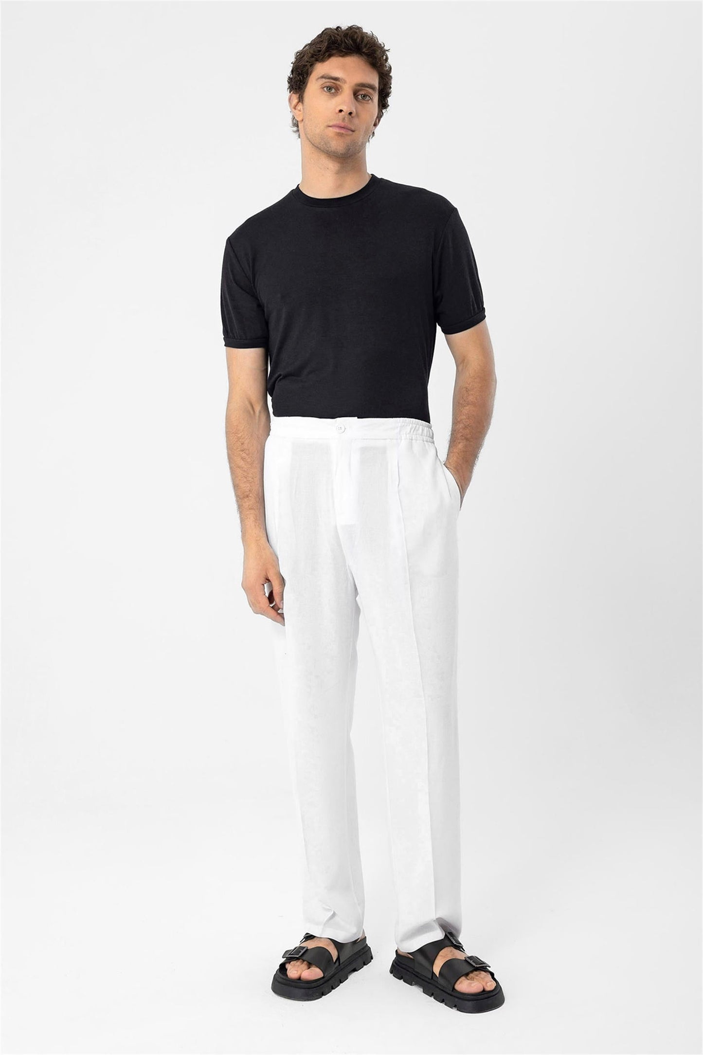 KOALA SYDNEY Men's Black Crew Neck T-Shirt