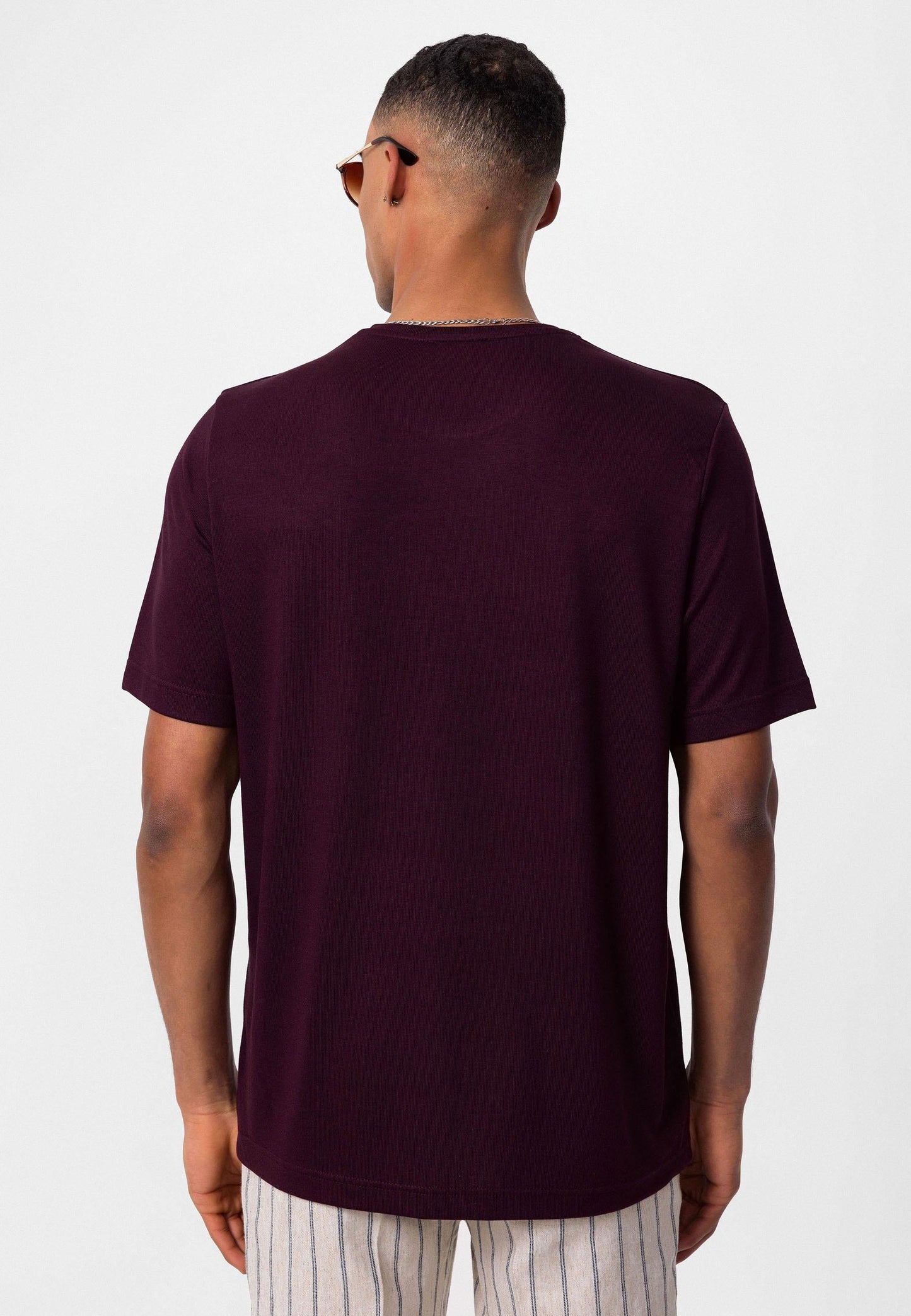 KOALA SYDNEY Men's Damson Regular Fit Crew Neck T-Shirt