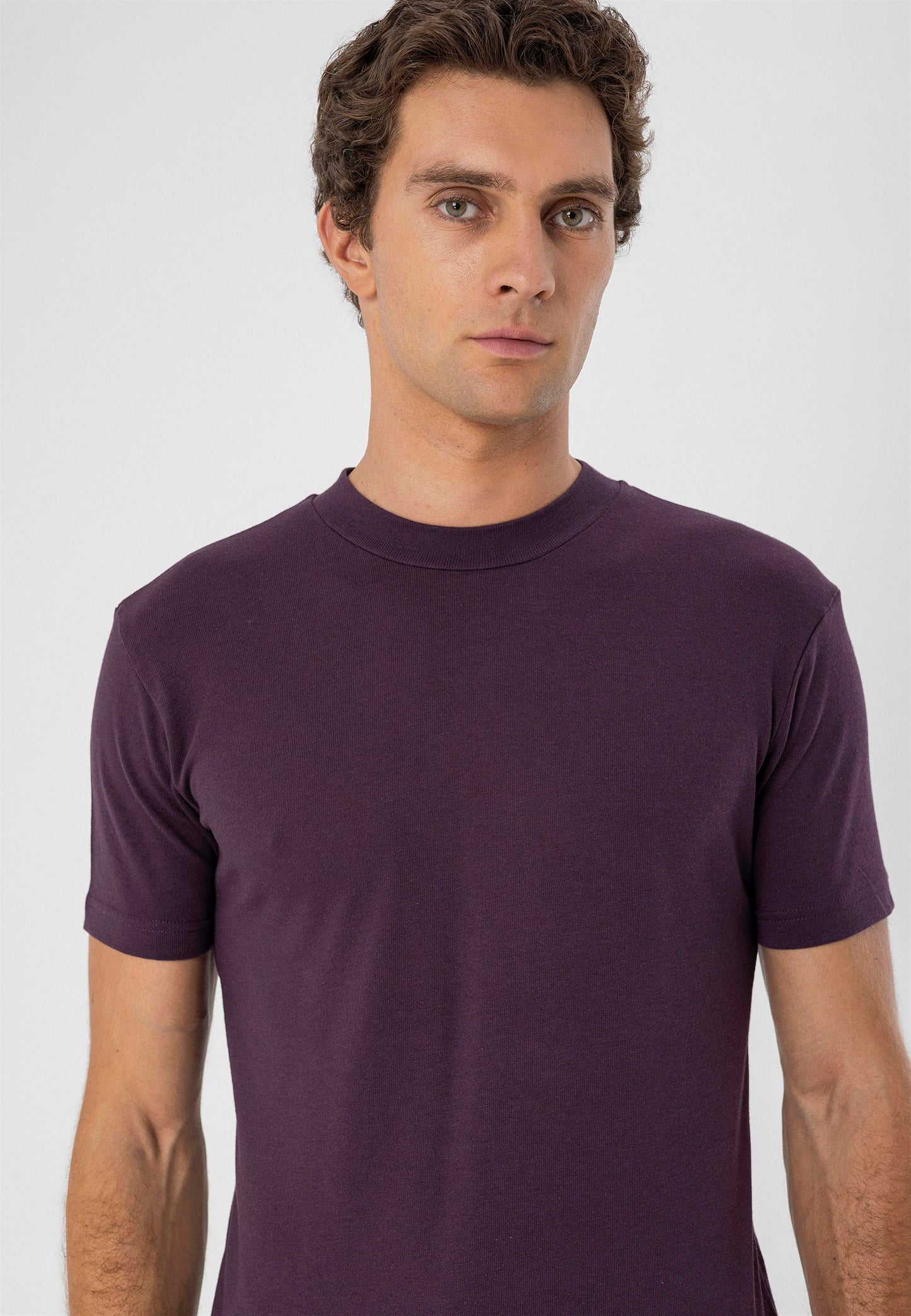 KOALA SYDNEY Men's Damson Crew Neck Slim Fit T-Shirt