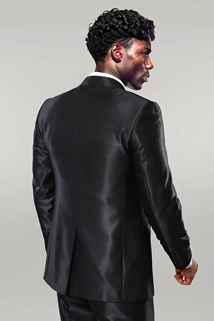 KOALA SYDNEY Black Shiny Men's Suit | -