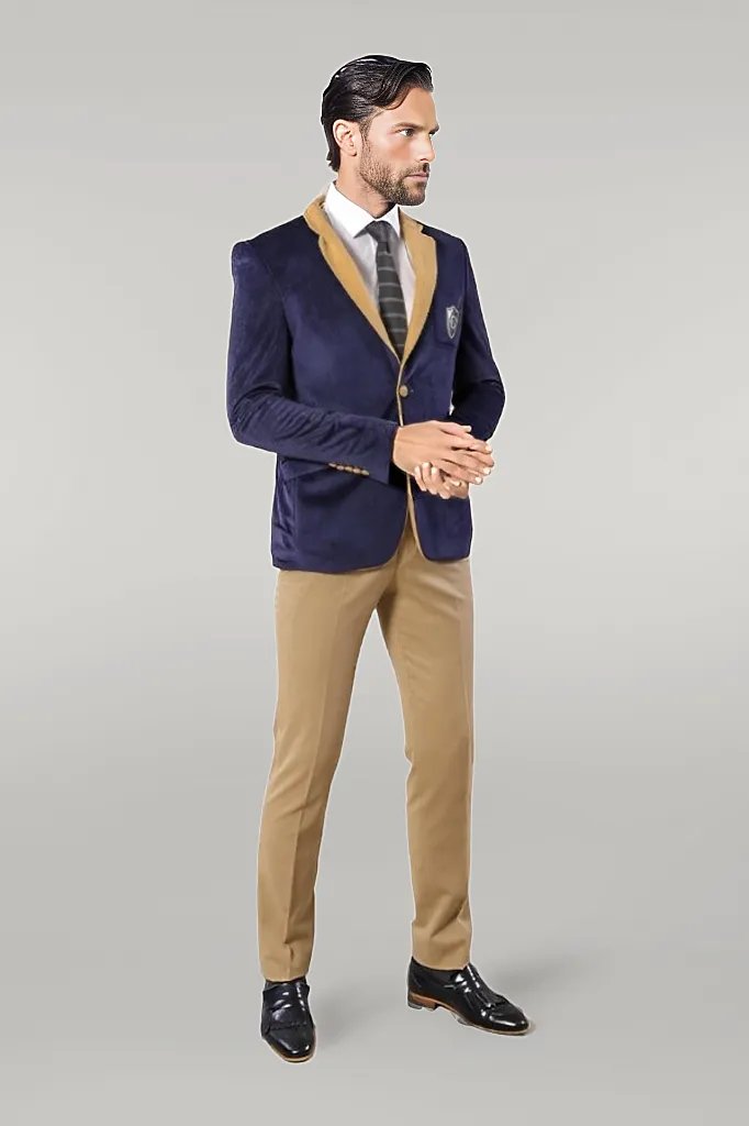 Purple Velvet Men's Jacket