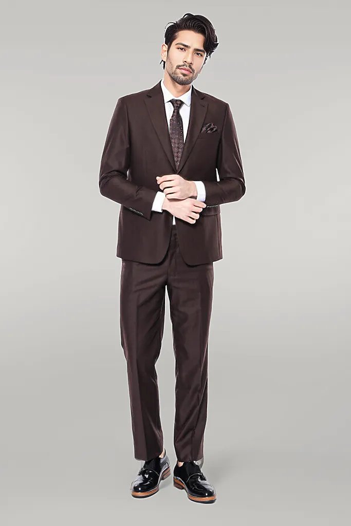 KOALA SYDNEY Brown 4 Drop Regular Suit |