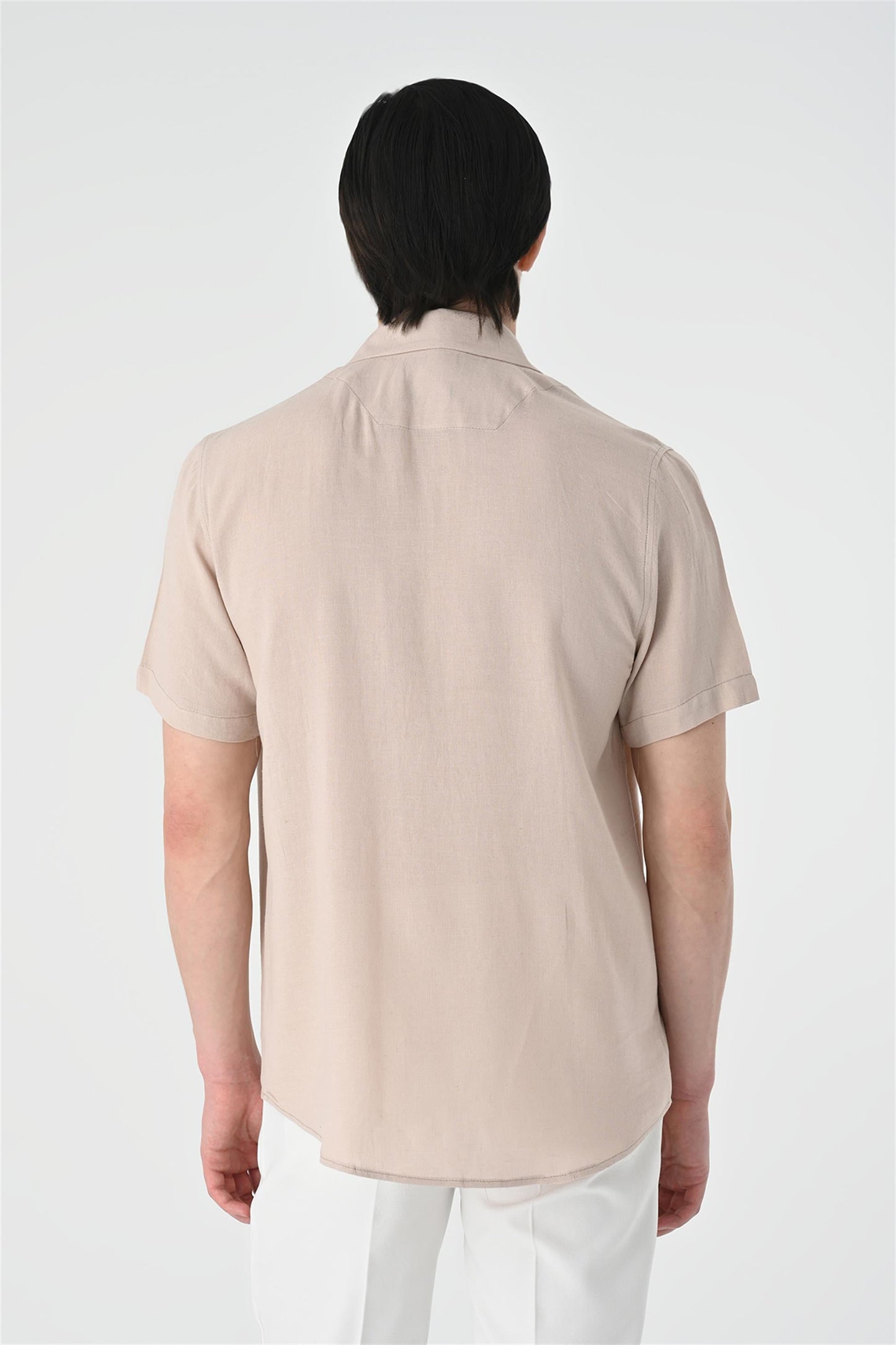 Jacket Collar Men Shirt