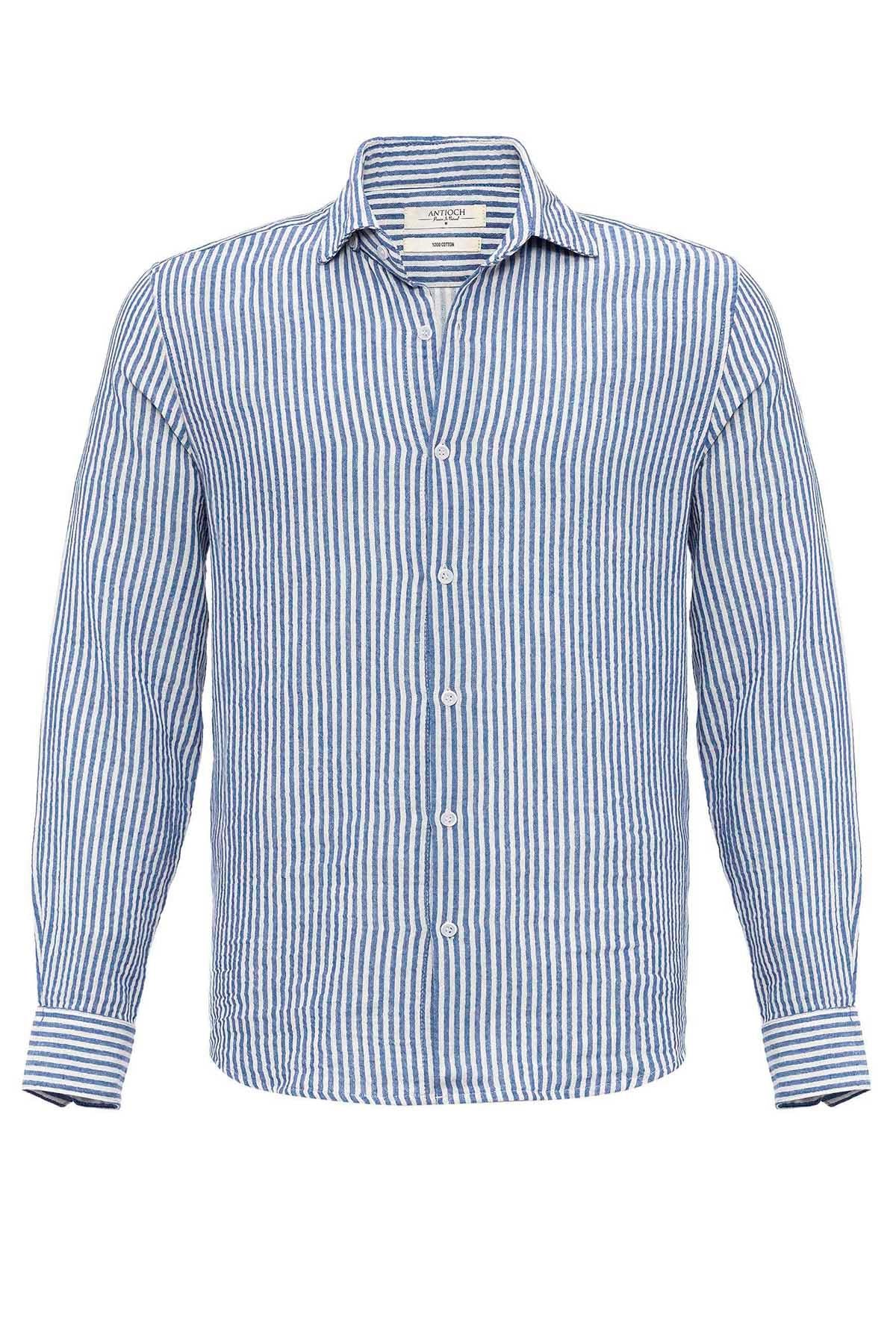 KOALA SYDNEY Men's Sax Striped Shirt