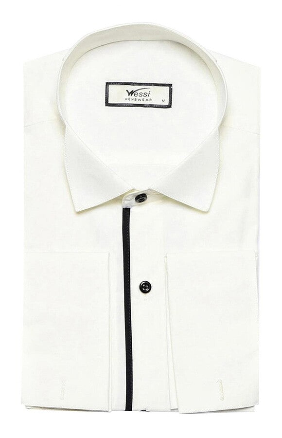 KOALA SYDNEY Cream Tuxedo Shirt -