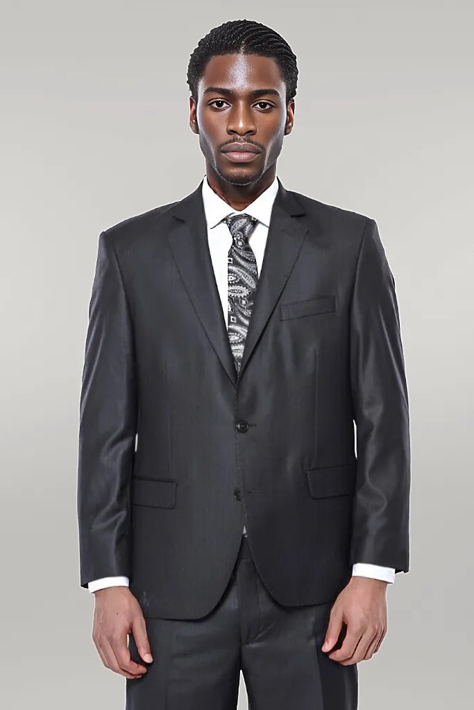 Dark Grey 4 Drop Regular Suit |