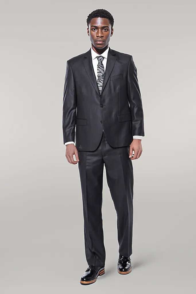 Dark Grey 4 Drop Regular Suit |