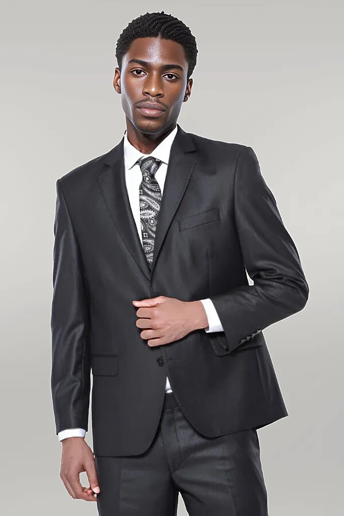 Dark Grey 4 Drop Regular Suit |