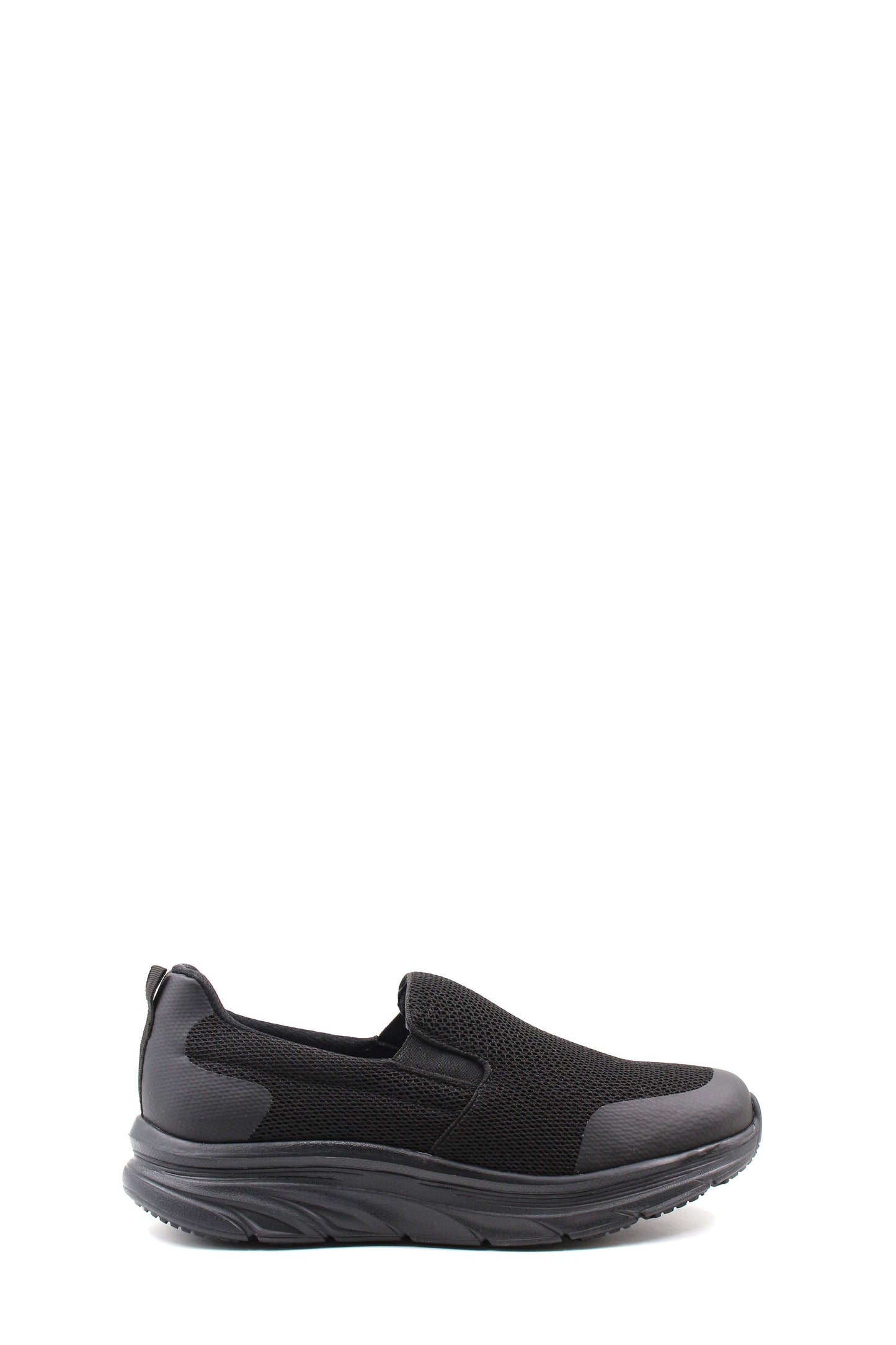KOALA SYDNEY Men's Black Mesh Slip-On Sneakers