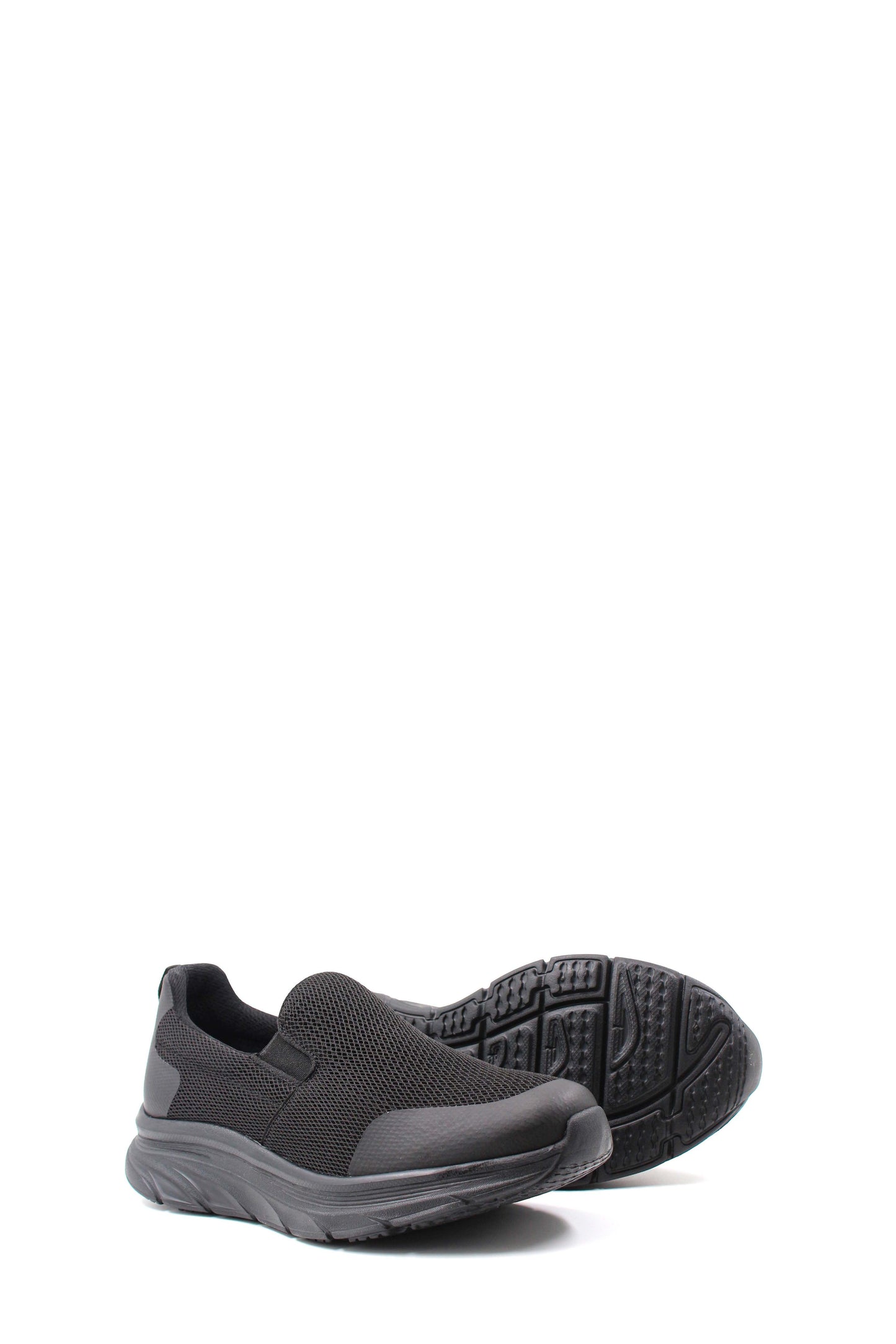 KOALA SYDNEY Men's Black Mesh Slip-On Sneakers