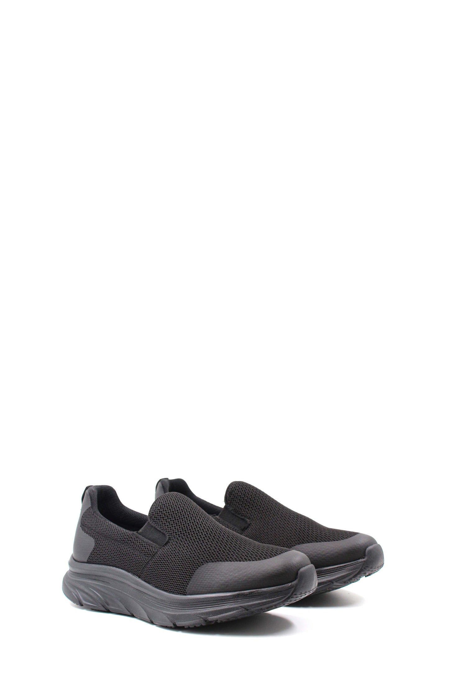 KOALA SYDNEY Men's Black Mesh Slip-On Sneakers