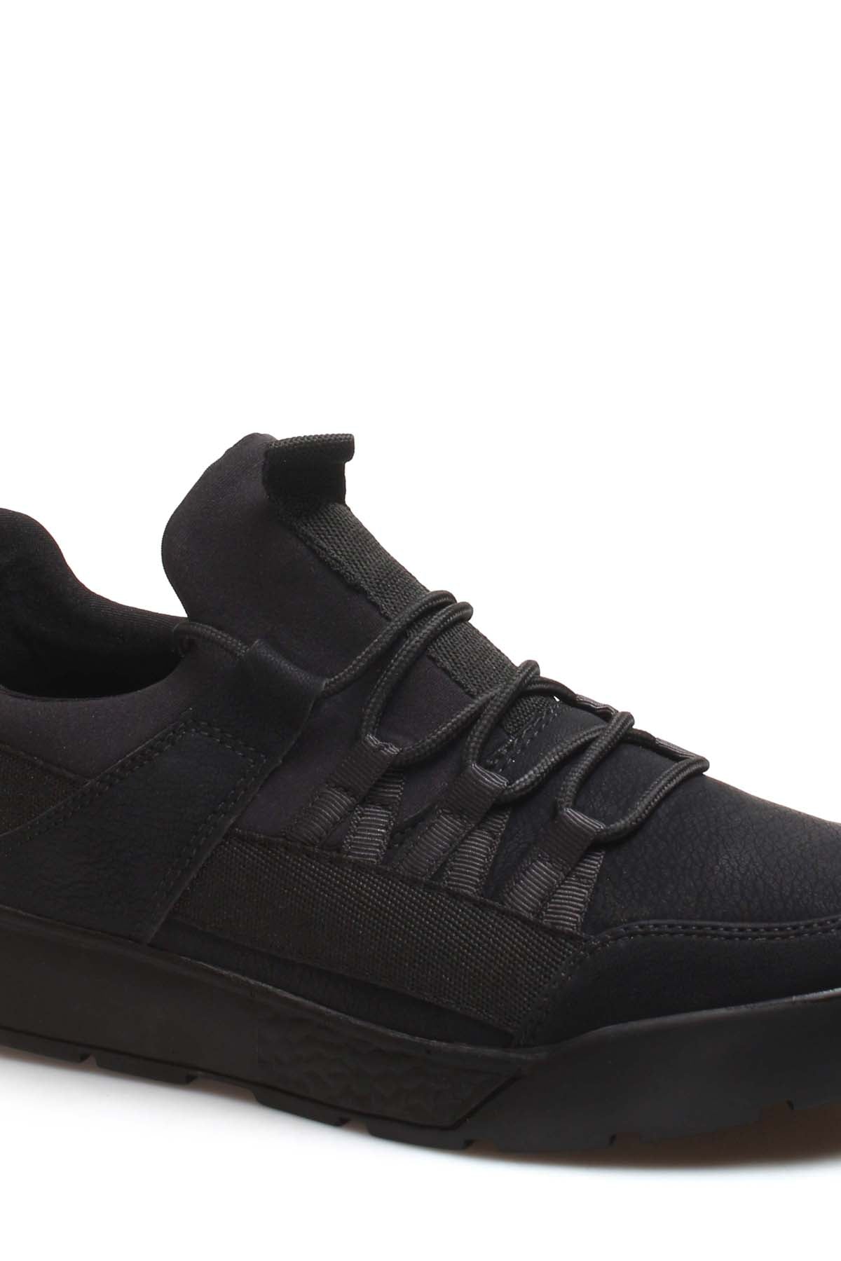 Men's Black Casual Running Shoes