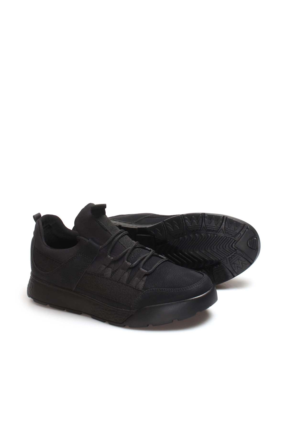 Men's Black Casual Running Shoes