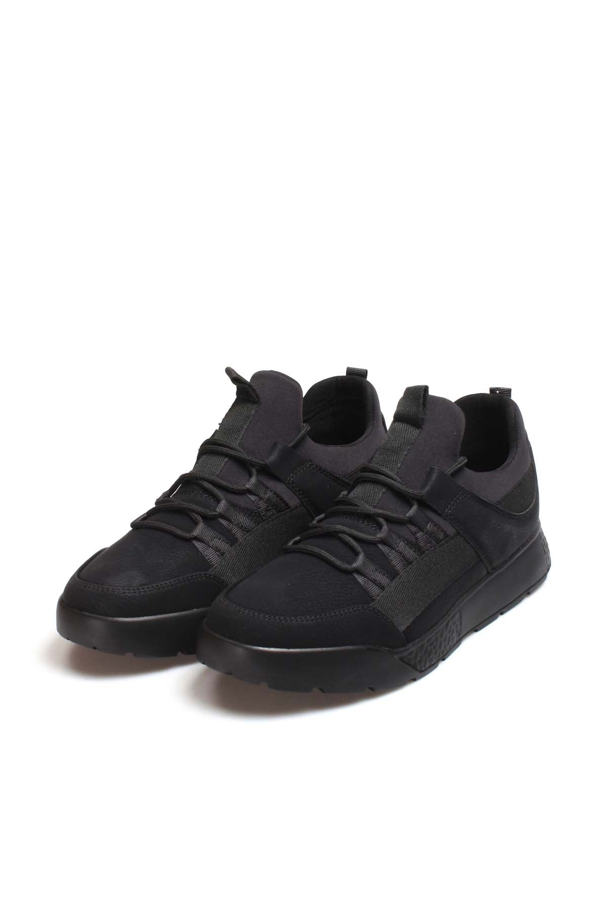 Men's Black Casual Running Shoes