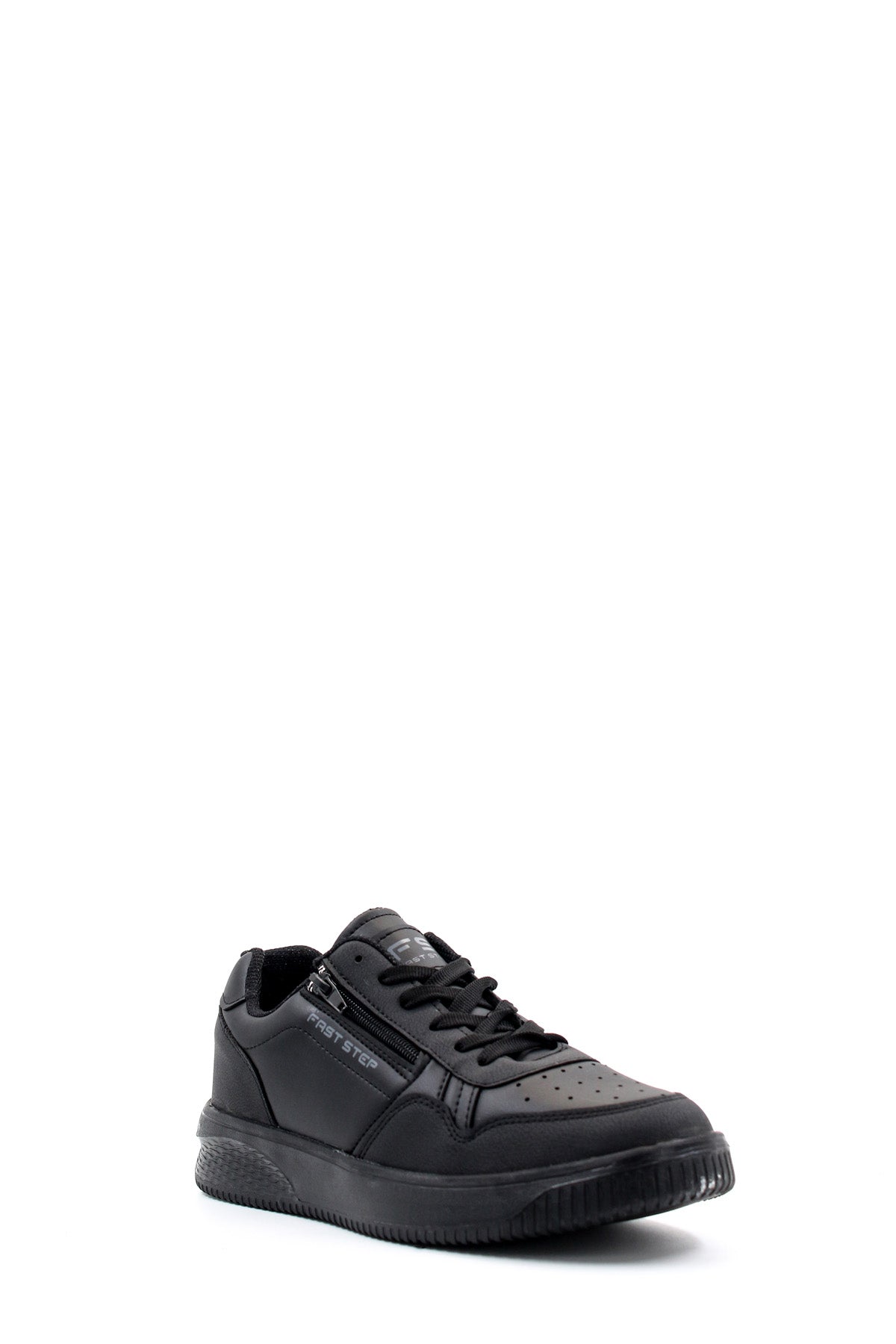 KOALA SYDNEY Men's Black Sporty Zip Sneakers