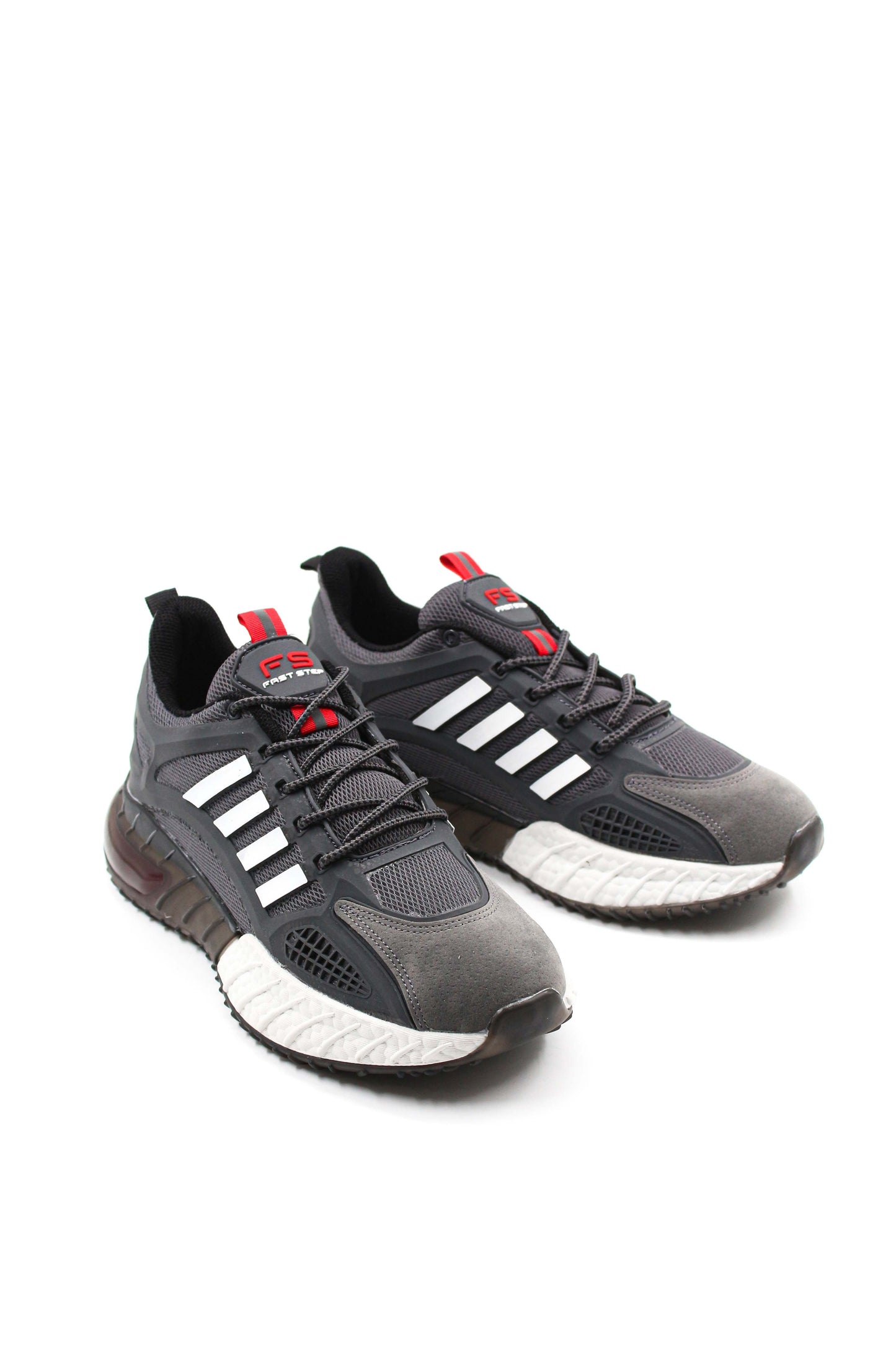 KOALA SYDNEY Men's Grey and Black Athletic Running Sneakers