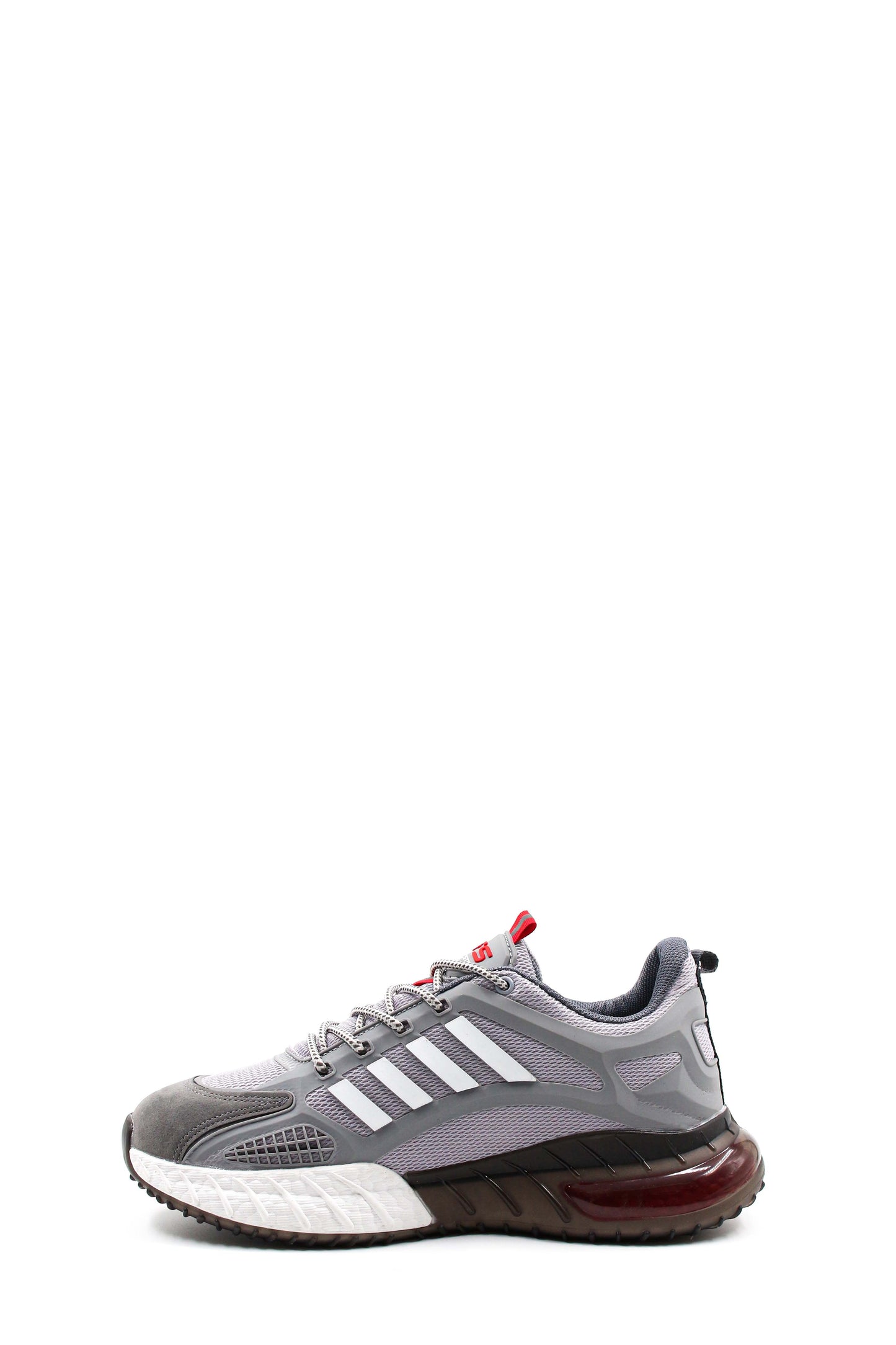 KOALA SYDNEY Men's Grey and White Athletic Running Sneakers