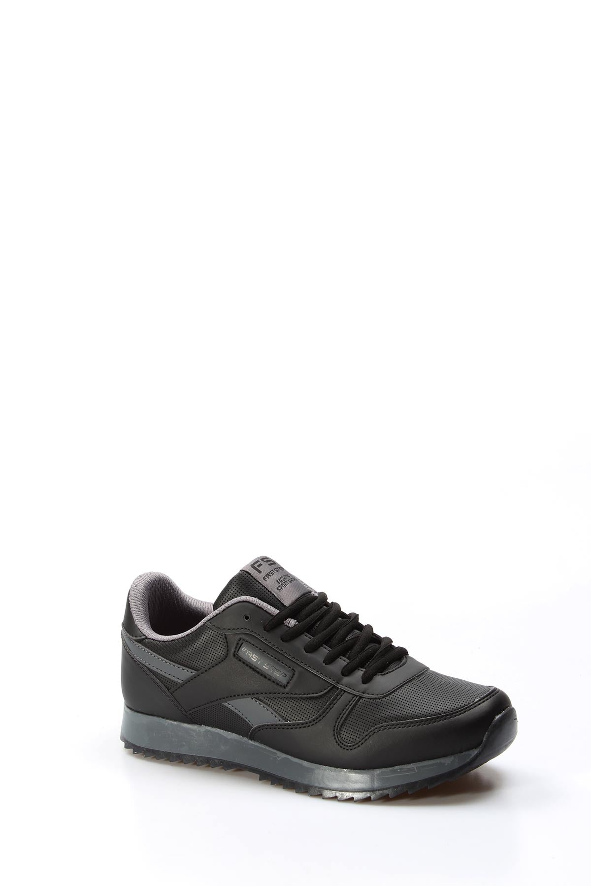 KOALA SYDNEY Men's Black Synthetic Lace-Up Athletic Sneakers