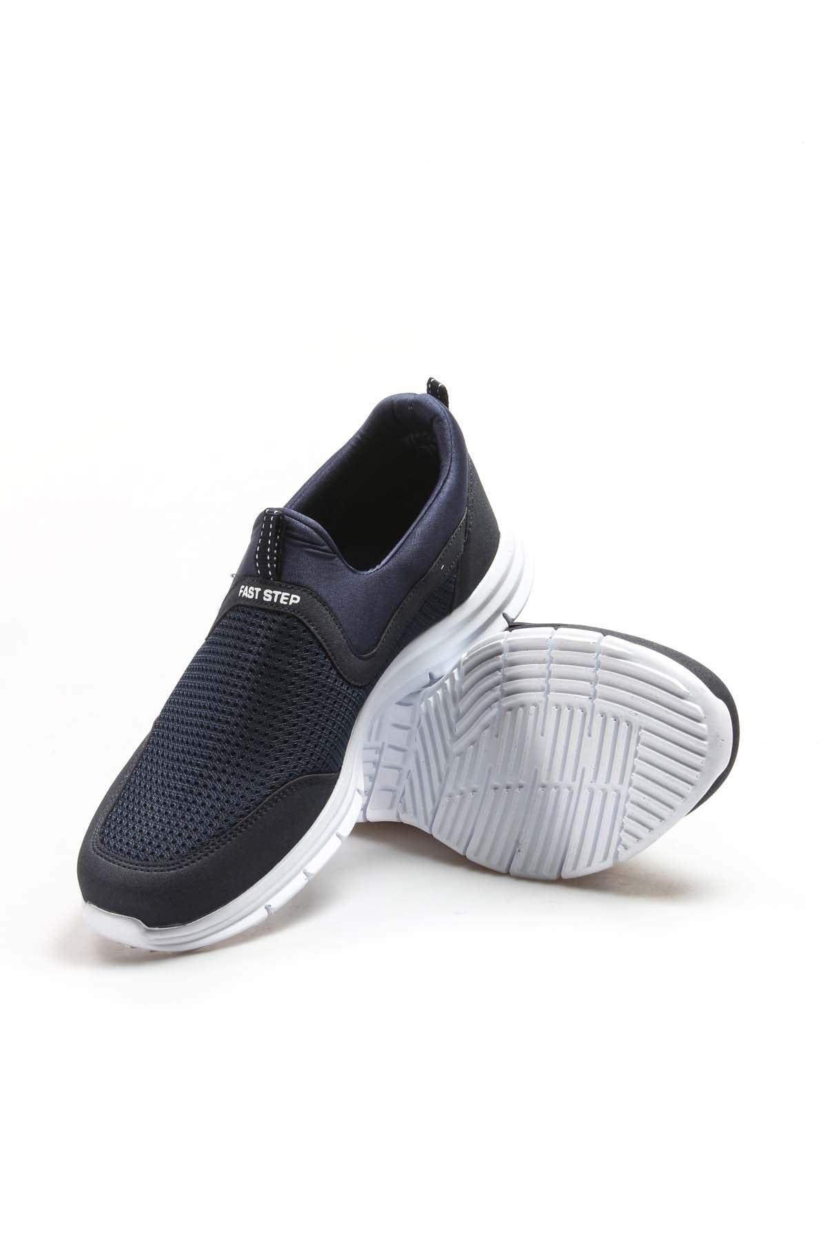 KOALA SYDNEY Men's Navy Athletic Mesh Slip-On Sneakers