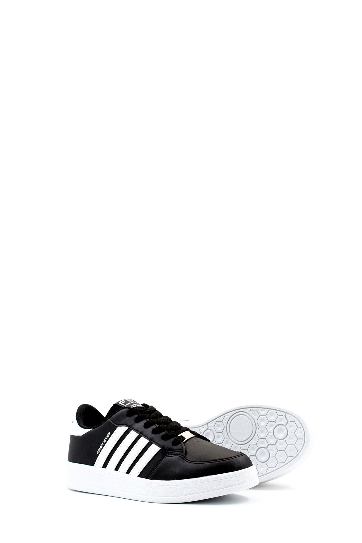 KOALA SYDNEY Men's Black and White Casual Sneakers