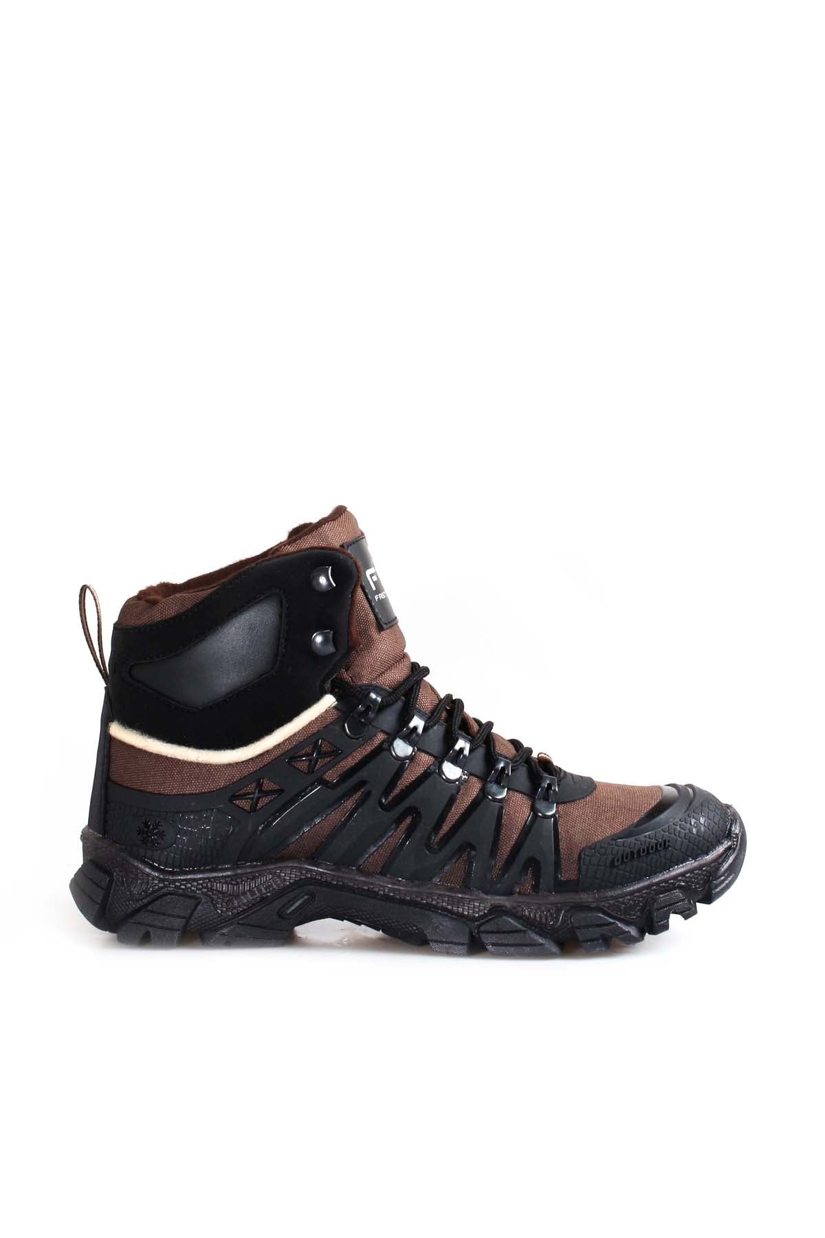 KOALA SYDNEY Men's Rugged Outdoor Hiking Boots with Black and Brown Detailing -
