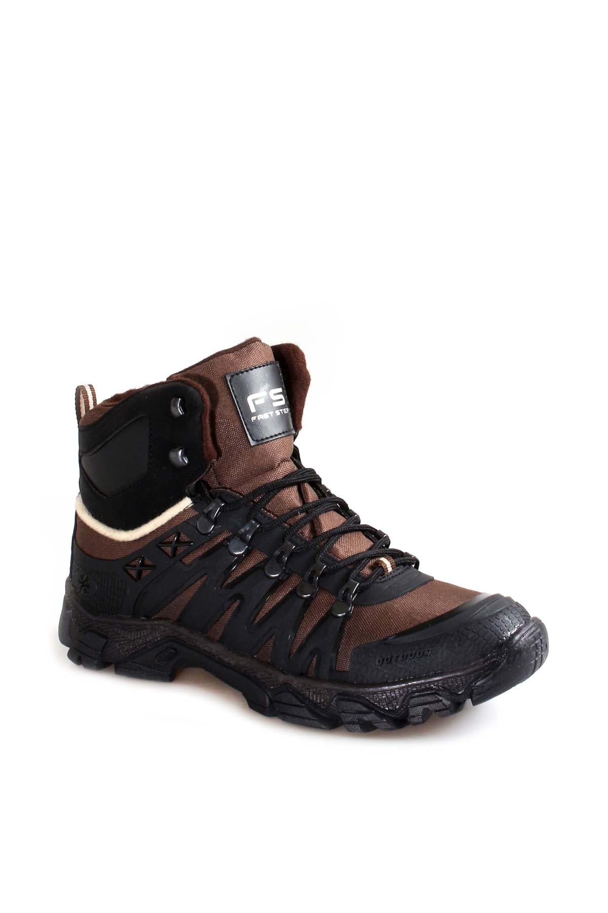 KOALA SYDNEY Men's Rugged Outdoor Hiking Boots with Black and Brown Detailing -