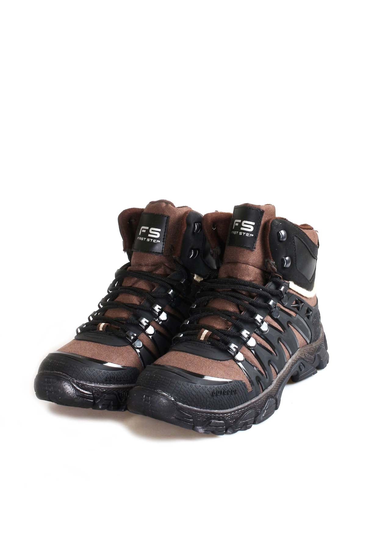 KOALA SYDNEY Men's Rugged Outdoor Hiking Boots with Black and Brown Detailing -