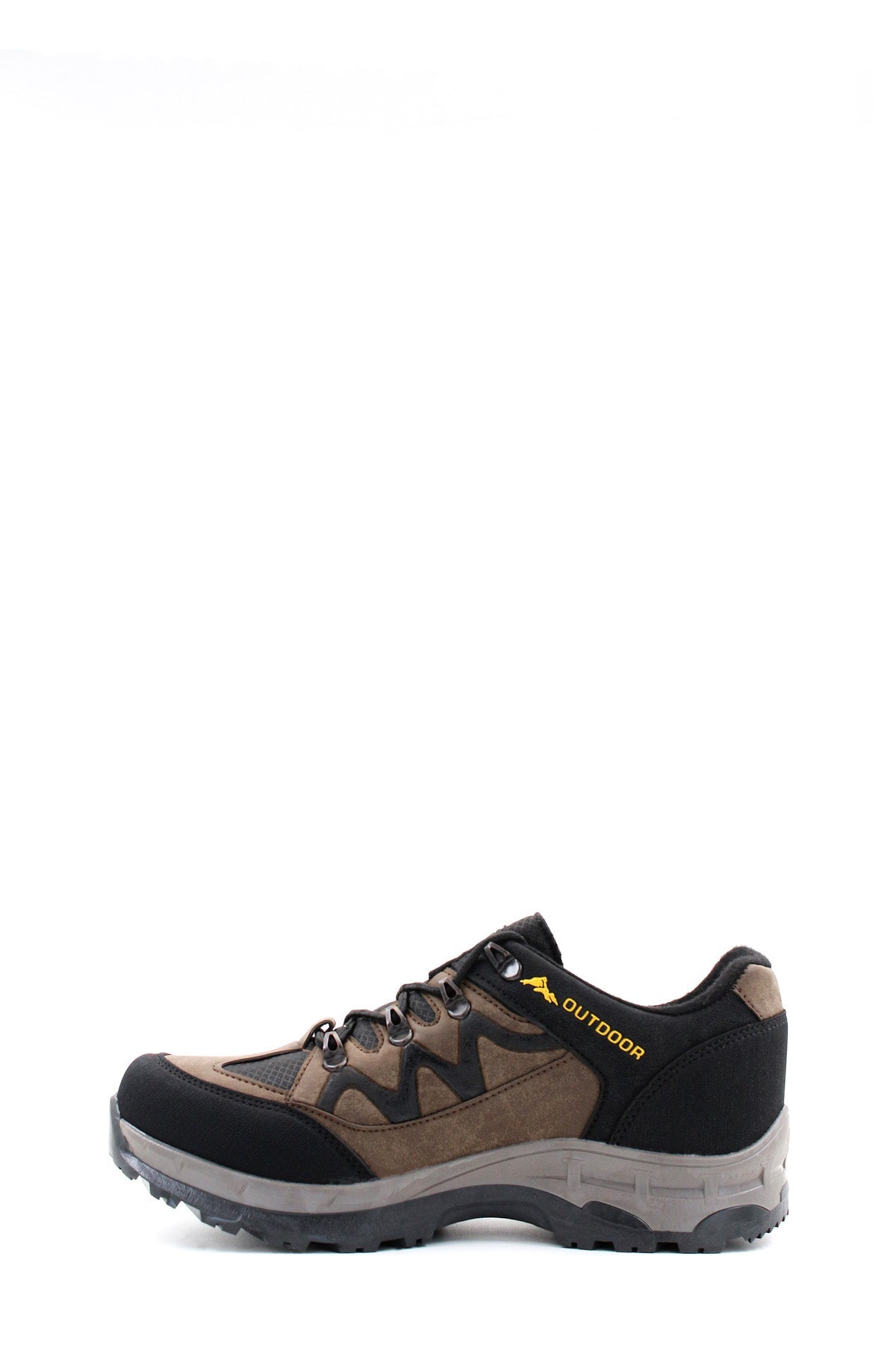 KOALA SYDNEY Men's Black and Brown Outdoor Hiking Shoes