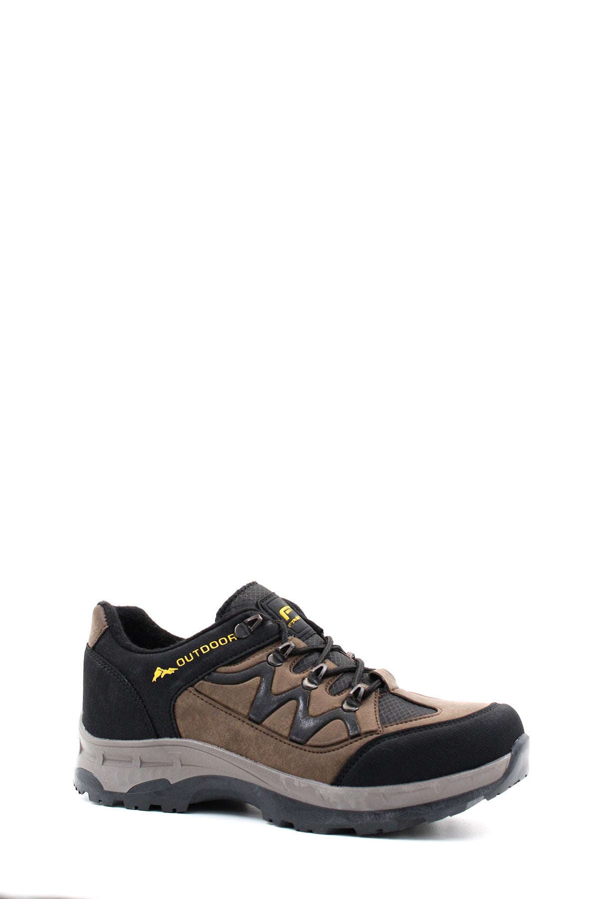 KOALA SYDNEY Men's Black and Brown Outdoor Hiking Shoes