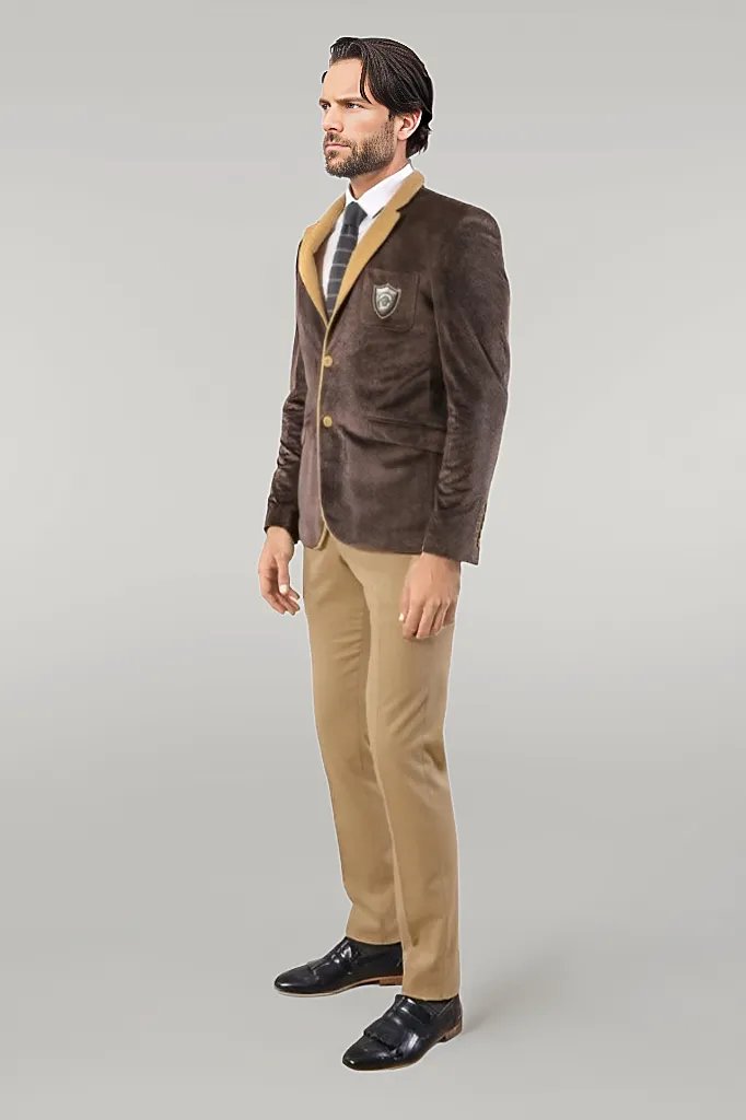 Furry Light Beige Blazer