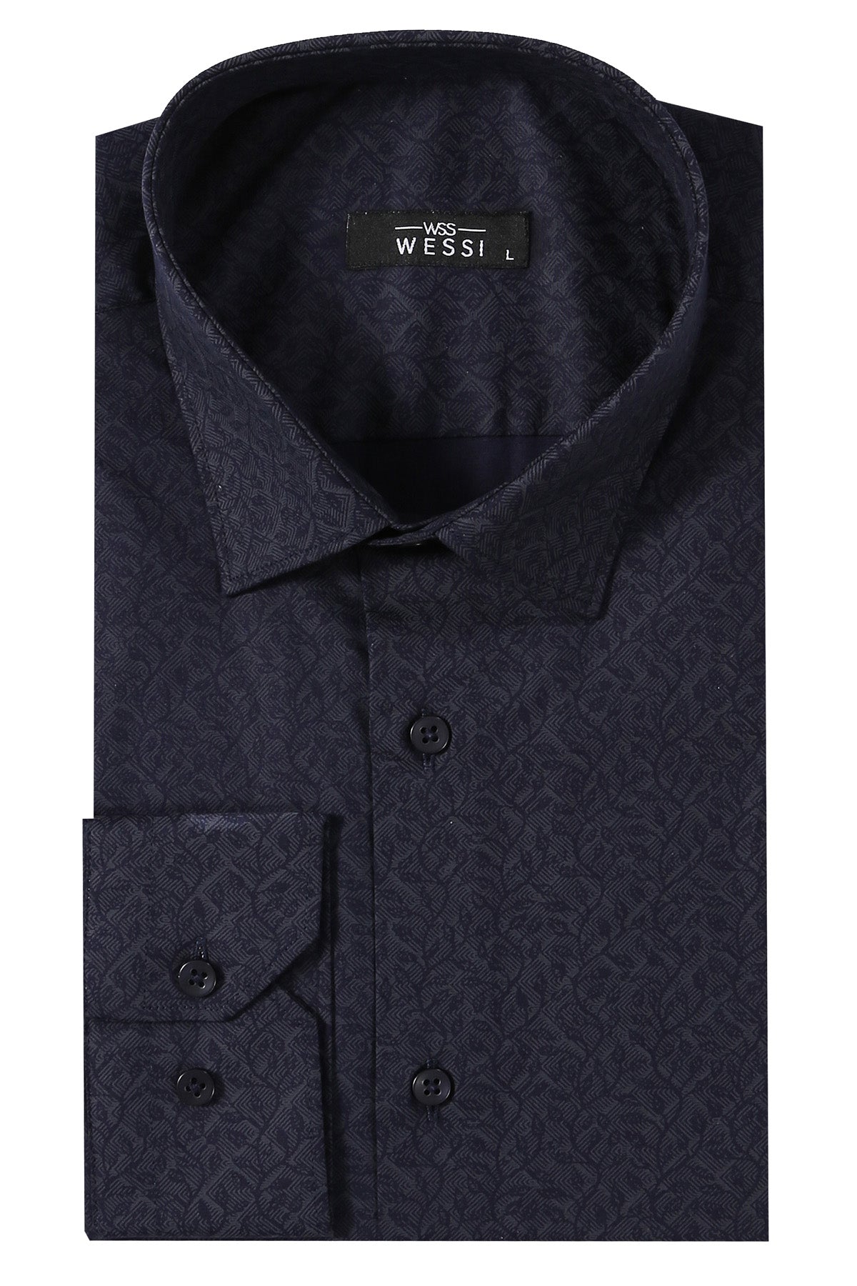 KOALA SYDNEY Patterned Navy Blue Men's Shirt |