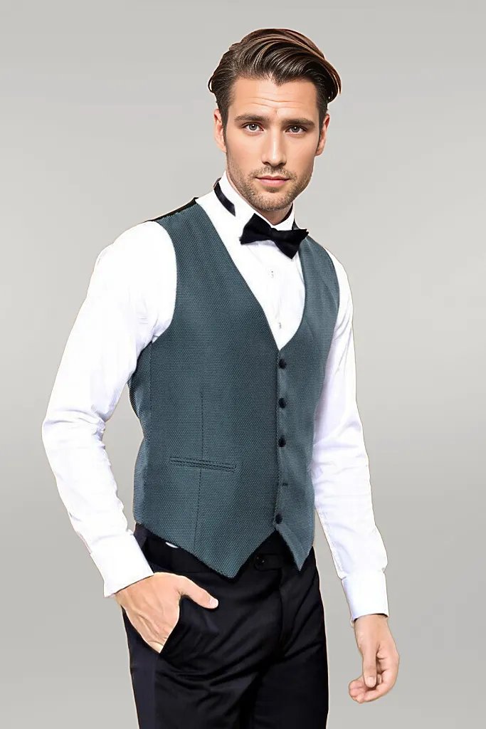 Green Removable Lapel Tuxedo