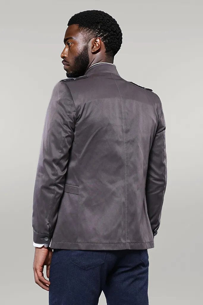 Grey Men's Coat Jacket