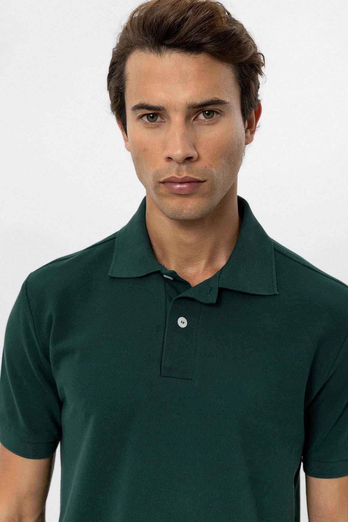 KOALA SYDNEY Men's Khaki Polo Neck T-Shirt