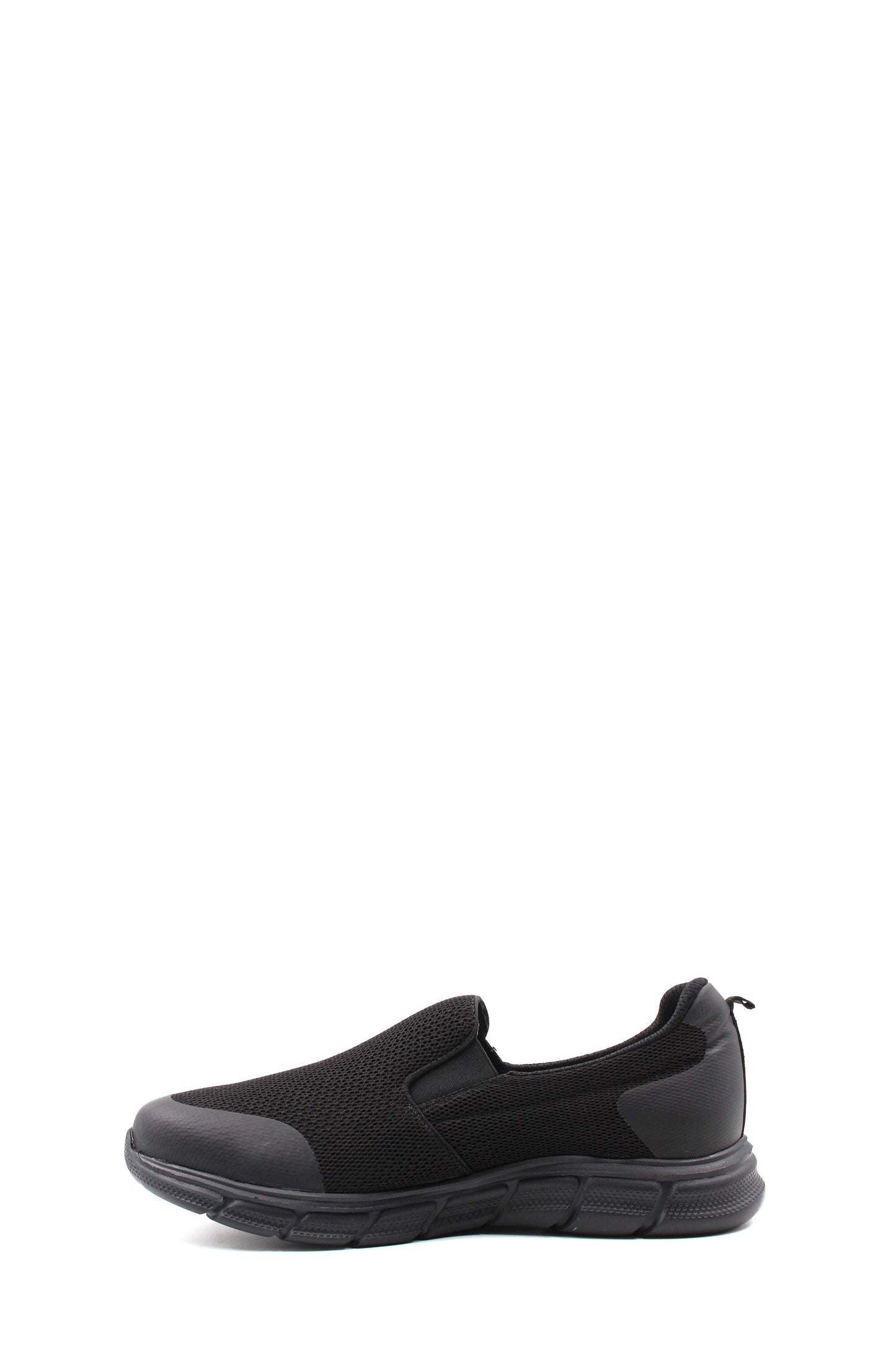 Men's Black Slip-On Mesh Sneakers - Lightweight & Breathable - Wessi