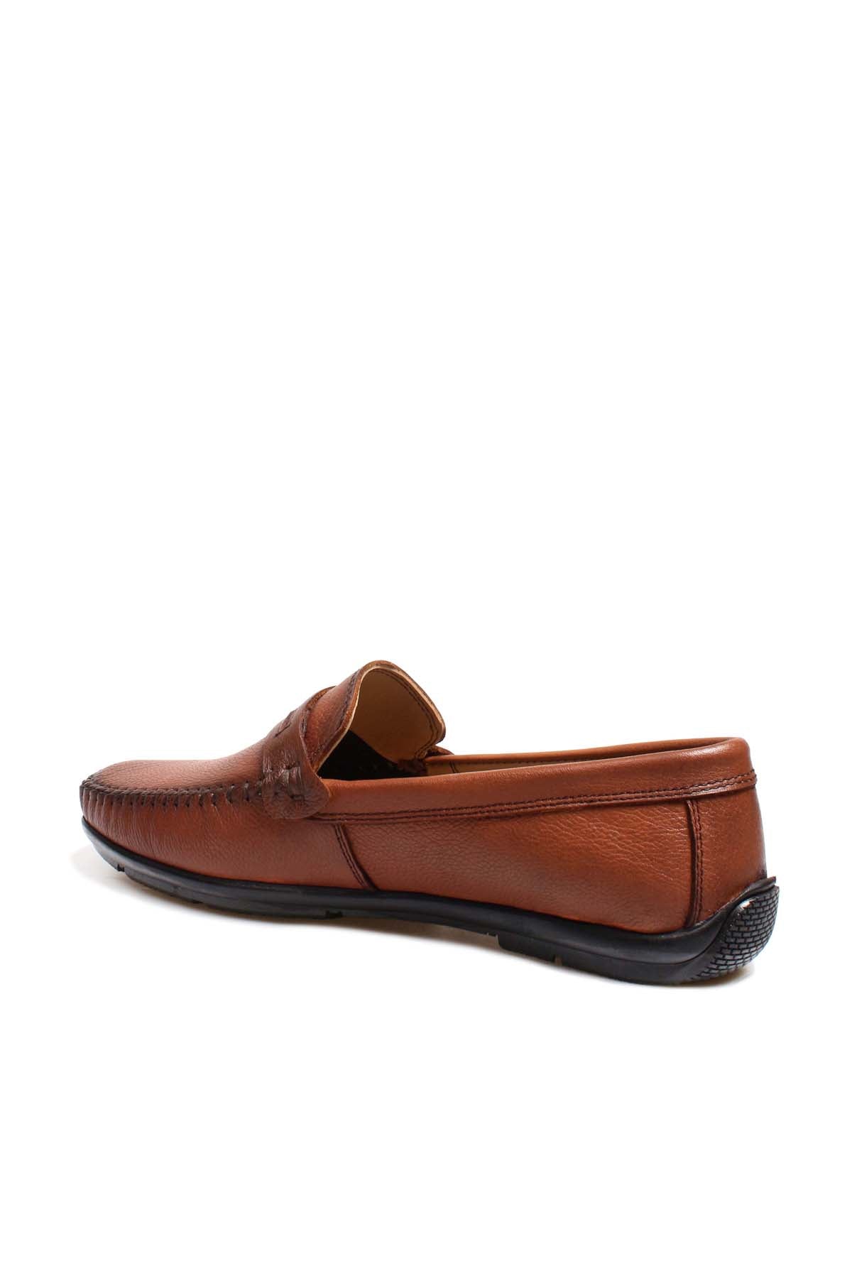 KOALA SYDNEY Men's Brown Leather Penny Loafers