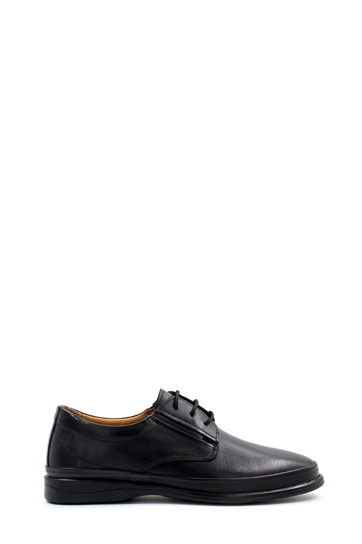 KOALA SYDNEY Men's Classic Black Leather Dress Shoes with Lace-Up Design and Cushioned Sole