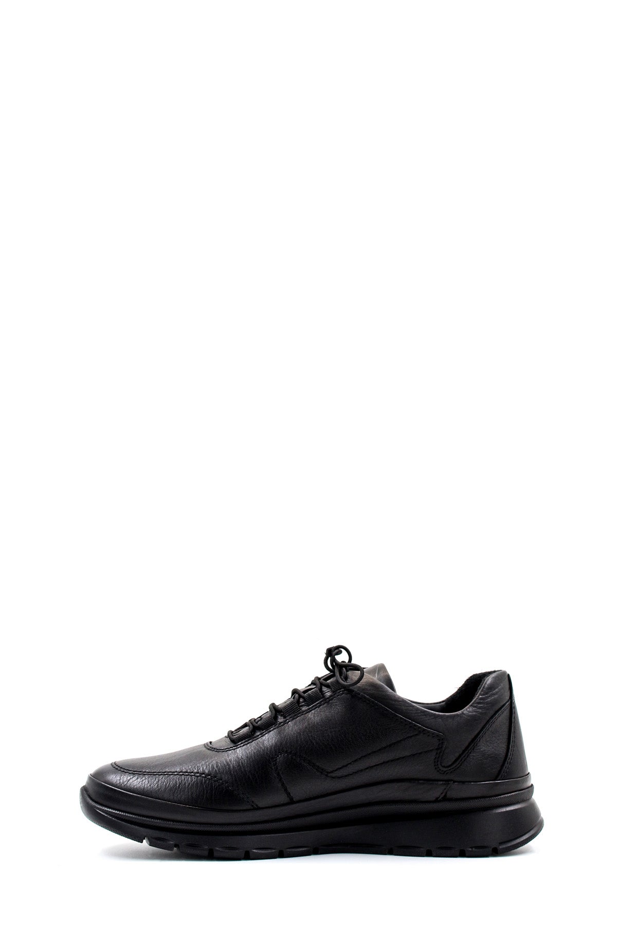 KOALA SYDNEY Men's Black Leather Comfort Sneakers with Cushioned Sole