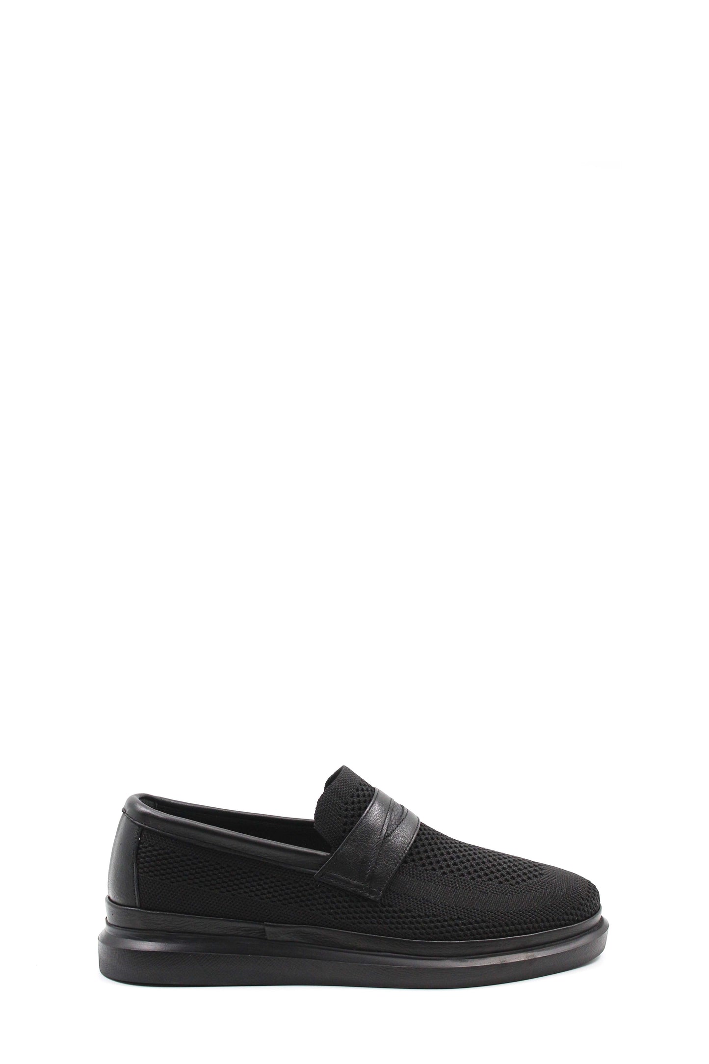 KOALA SYDNEY Black Mesh Slip-On Loafers Wessi