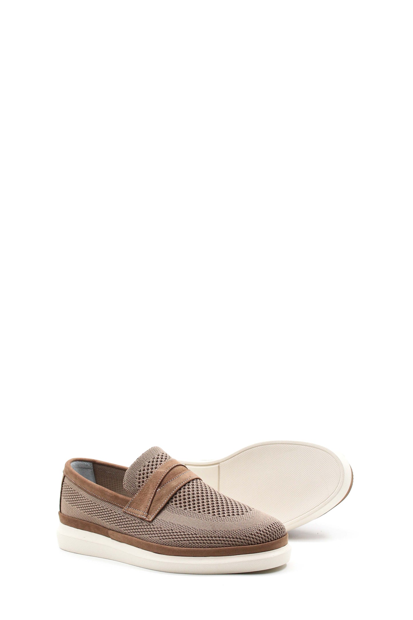 KOALA SYDNEY Beige Mesh Slip-On Loafers Wessi