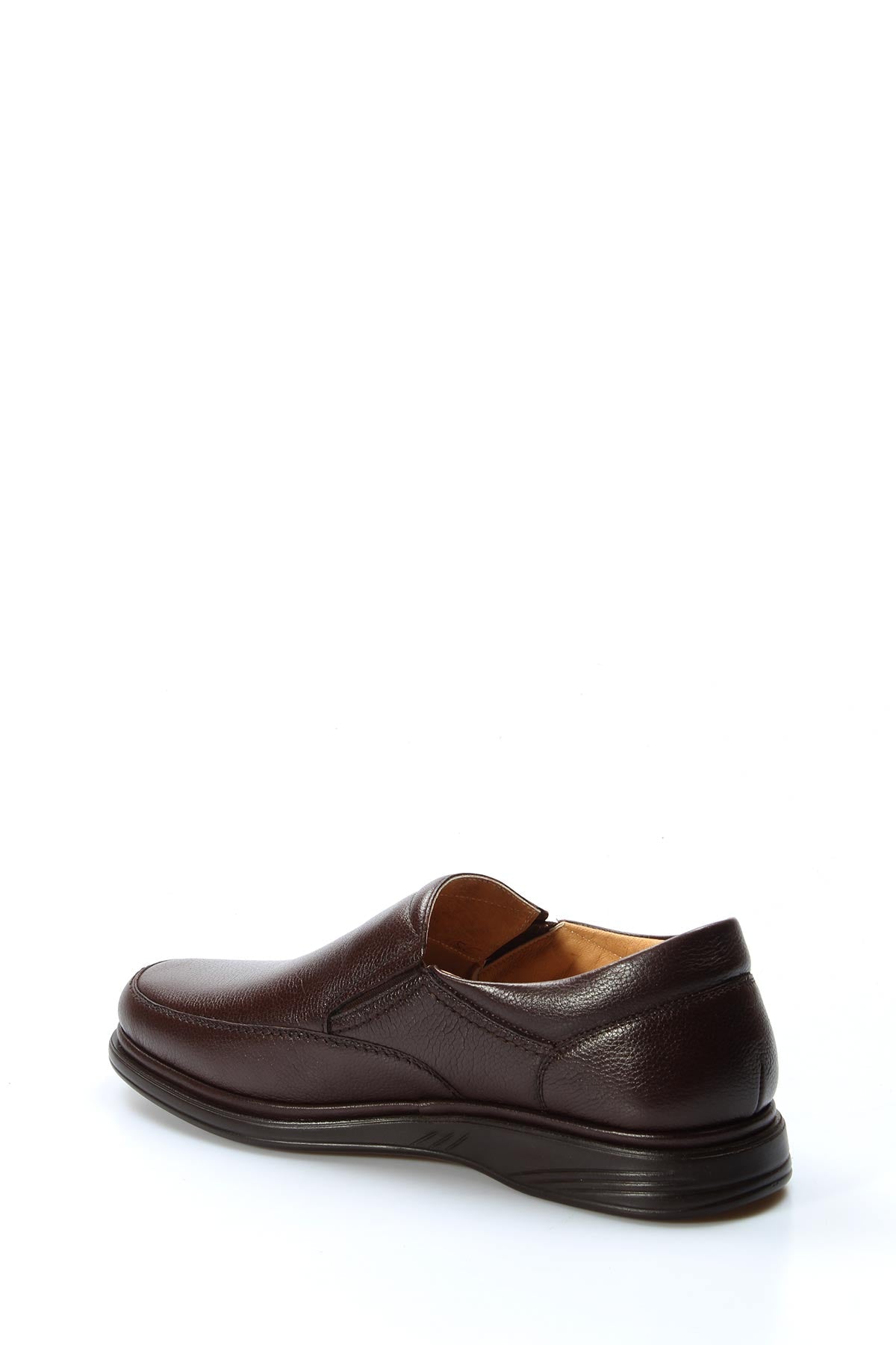 KOALA SYDNEY Men's Brown Leather Slip-On Loafers with Cushioned Sole