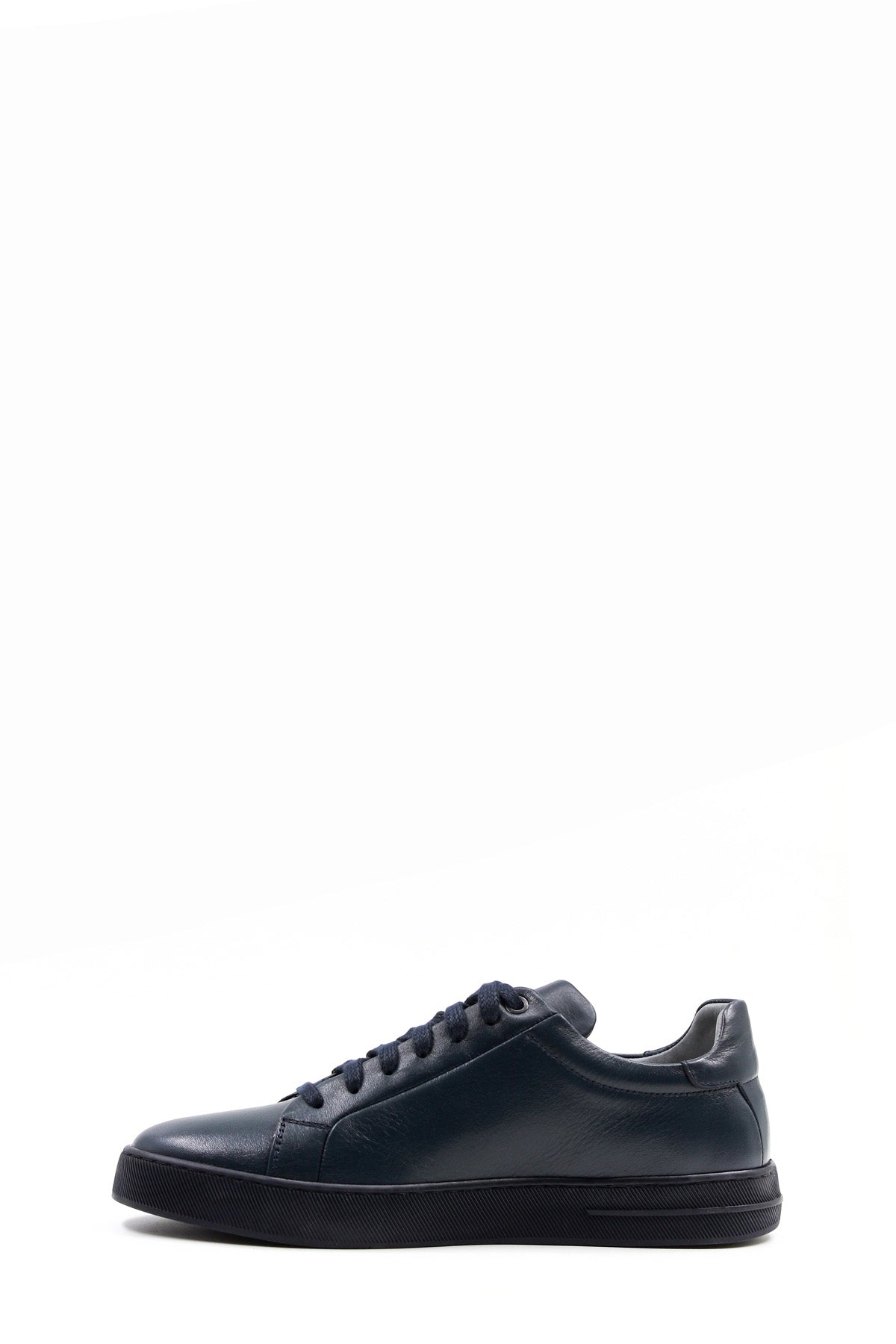 KOALA SYDNEY Men's Navy Blue Leather Casual Sneakers