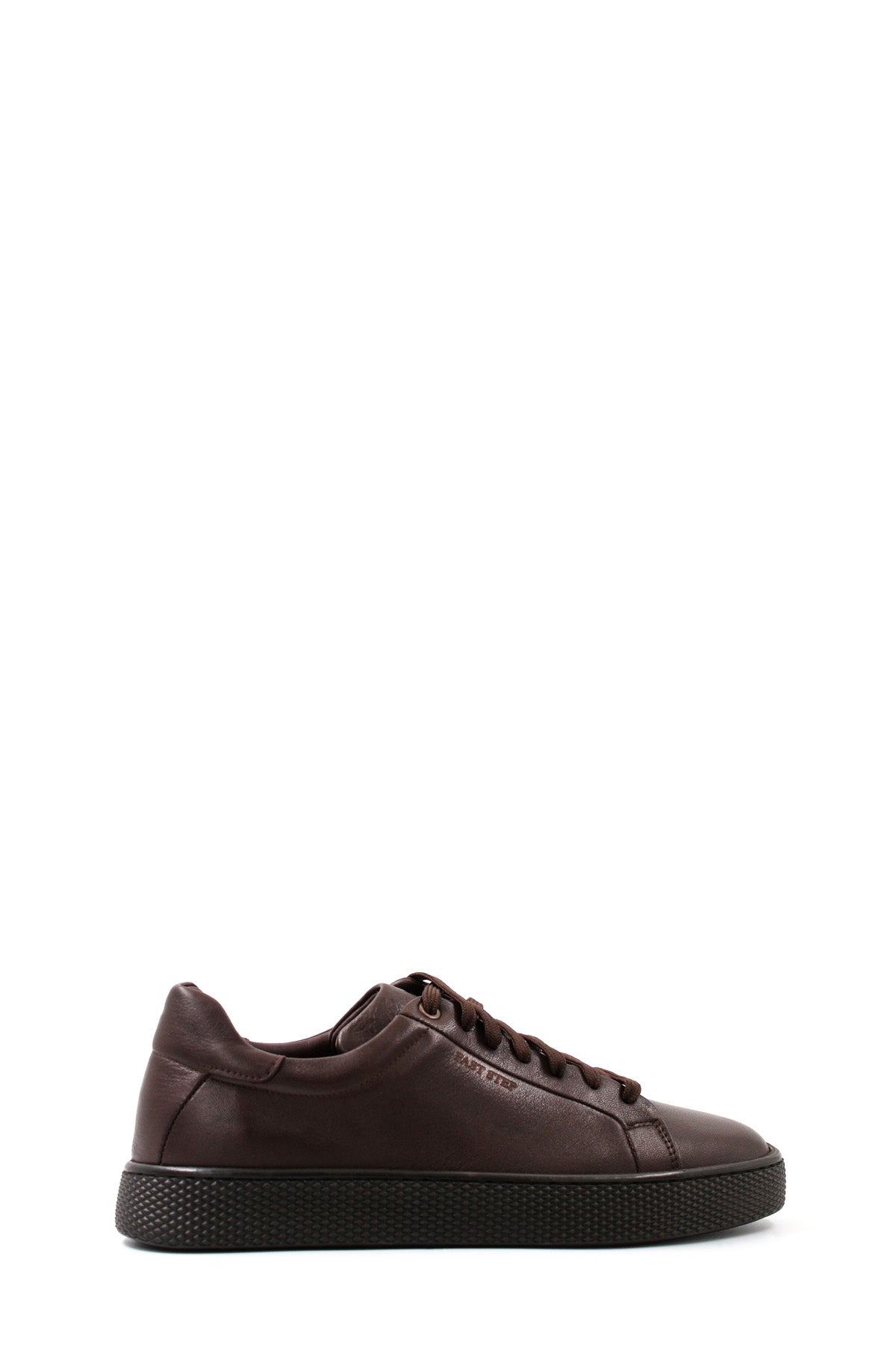 KOALA SYDNEY Men's Classic Brown Leather Sneakers with Sturdy Sole and Minimalist Design