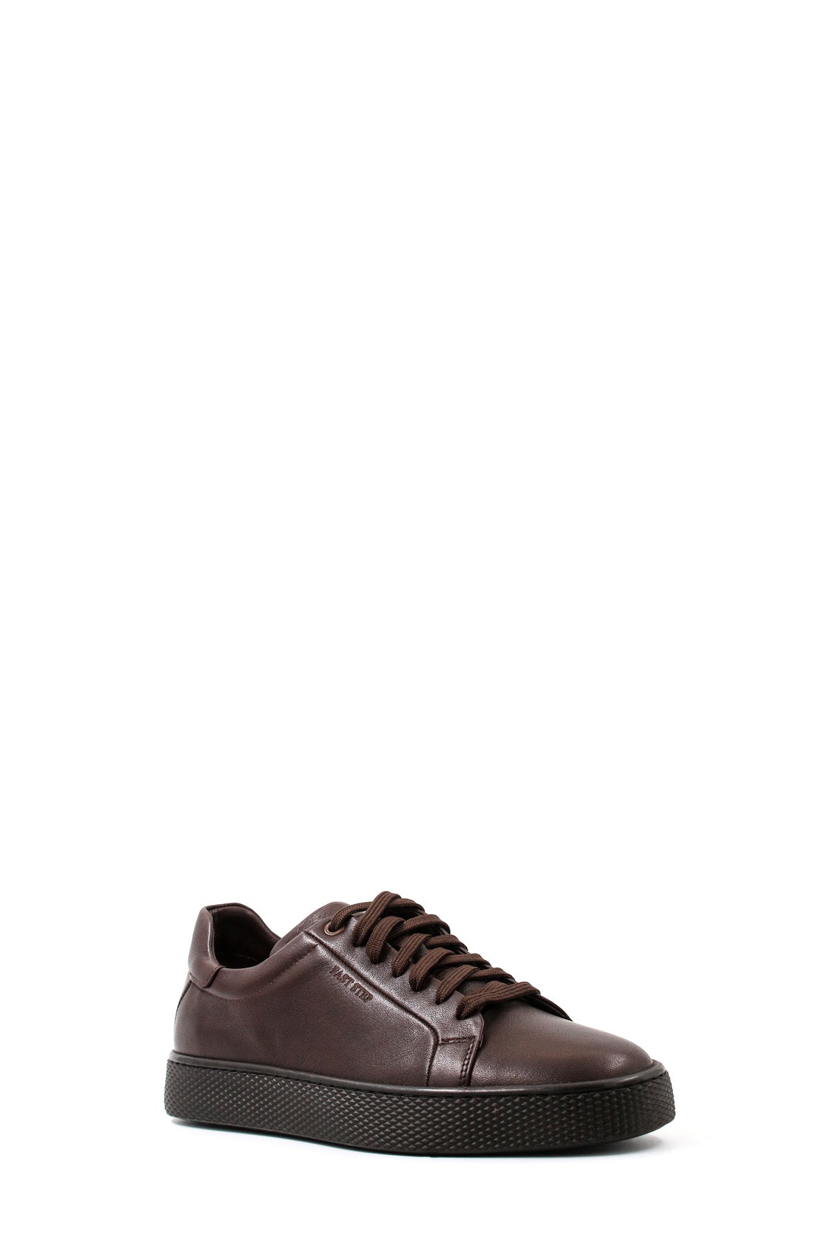 KOALA SYDNEY Men's Classic Brown Leather Sneakers with Sturdy Sole and Minimalist Design