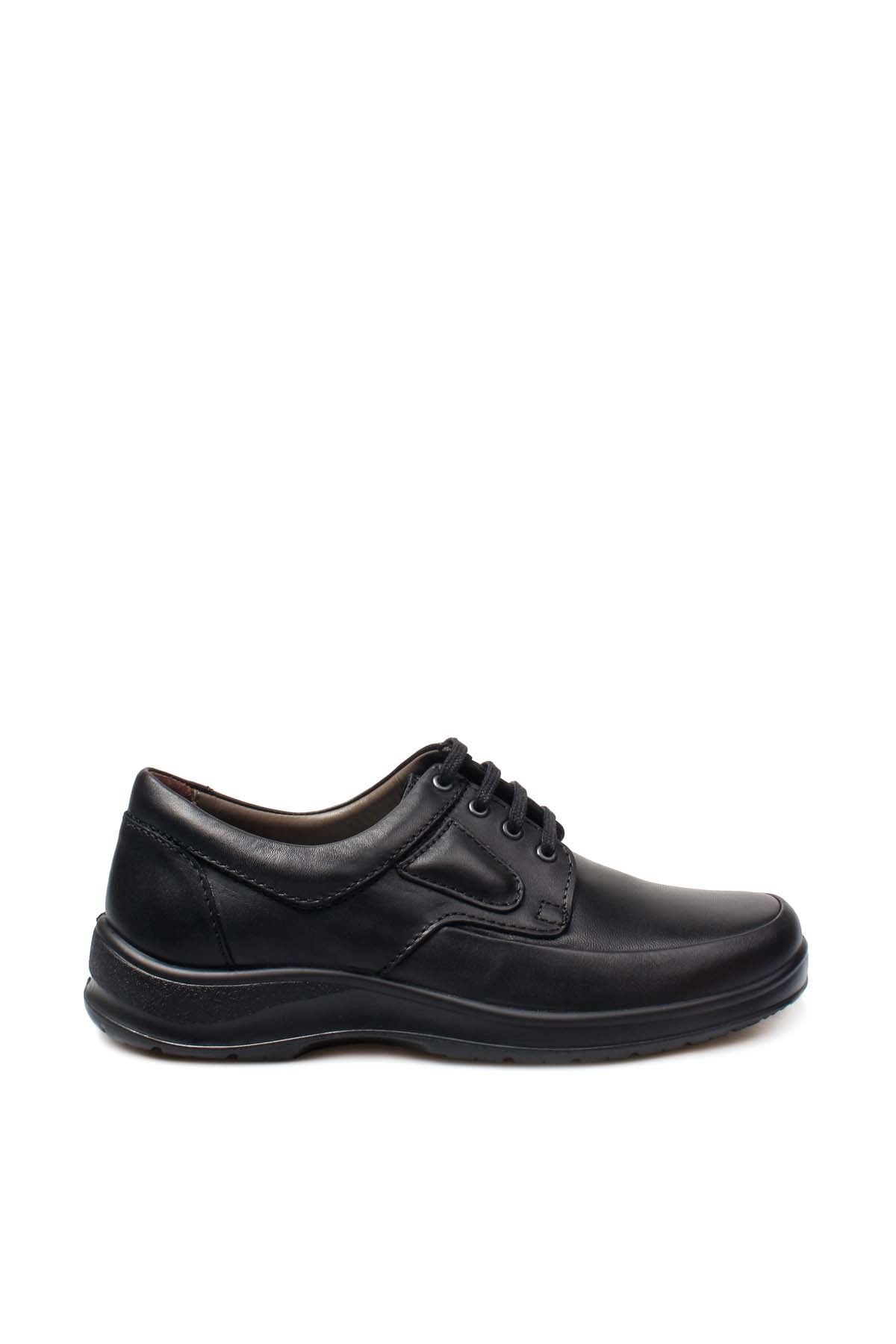 KOALA SYDNEY Men's Black Lace-Up Shoes with Cushioned Sole
