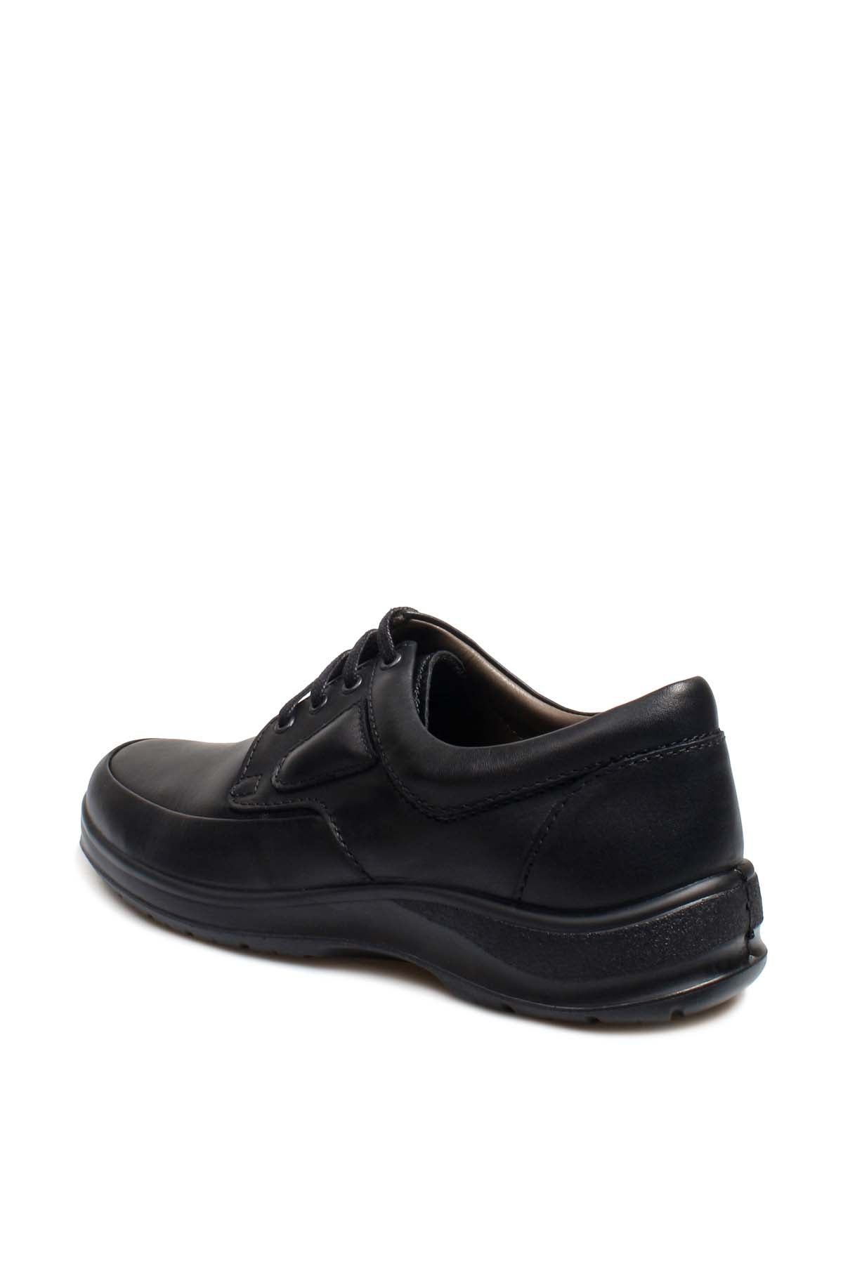 KOALA SYDNEY Men's Black Lace-Up Shoes with Cushioned Sole