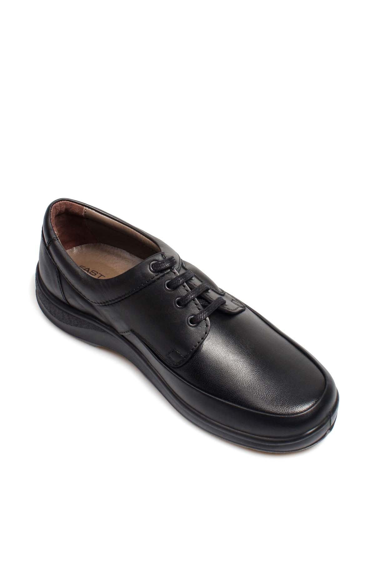 KOALA SYDNEY Men's Black Lace-Up Shoes with Cushioned Sole