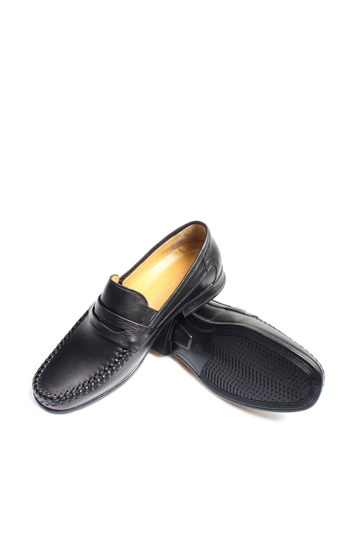 KOALA SYDNEY Classic Black Leather Penny Loafers-Wessi